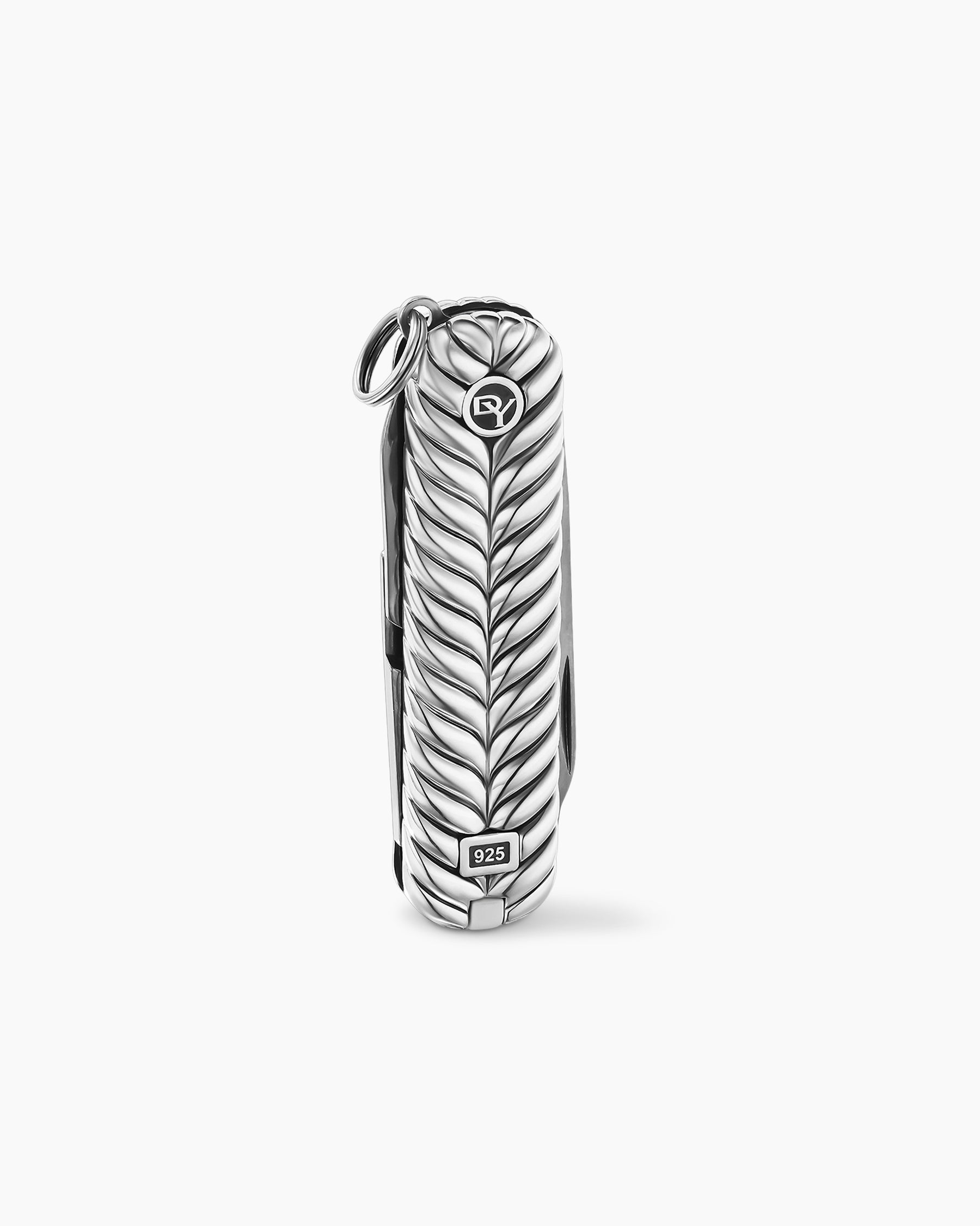 Chevron Swiss Army Knife in Sterling Silver