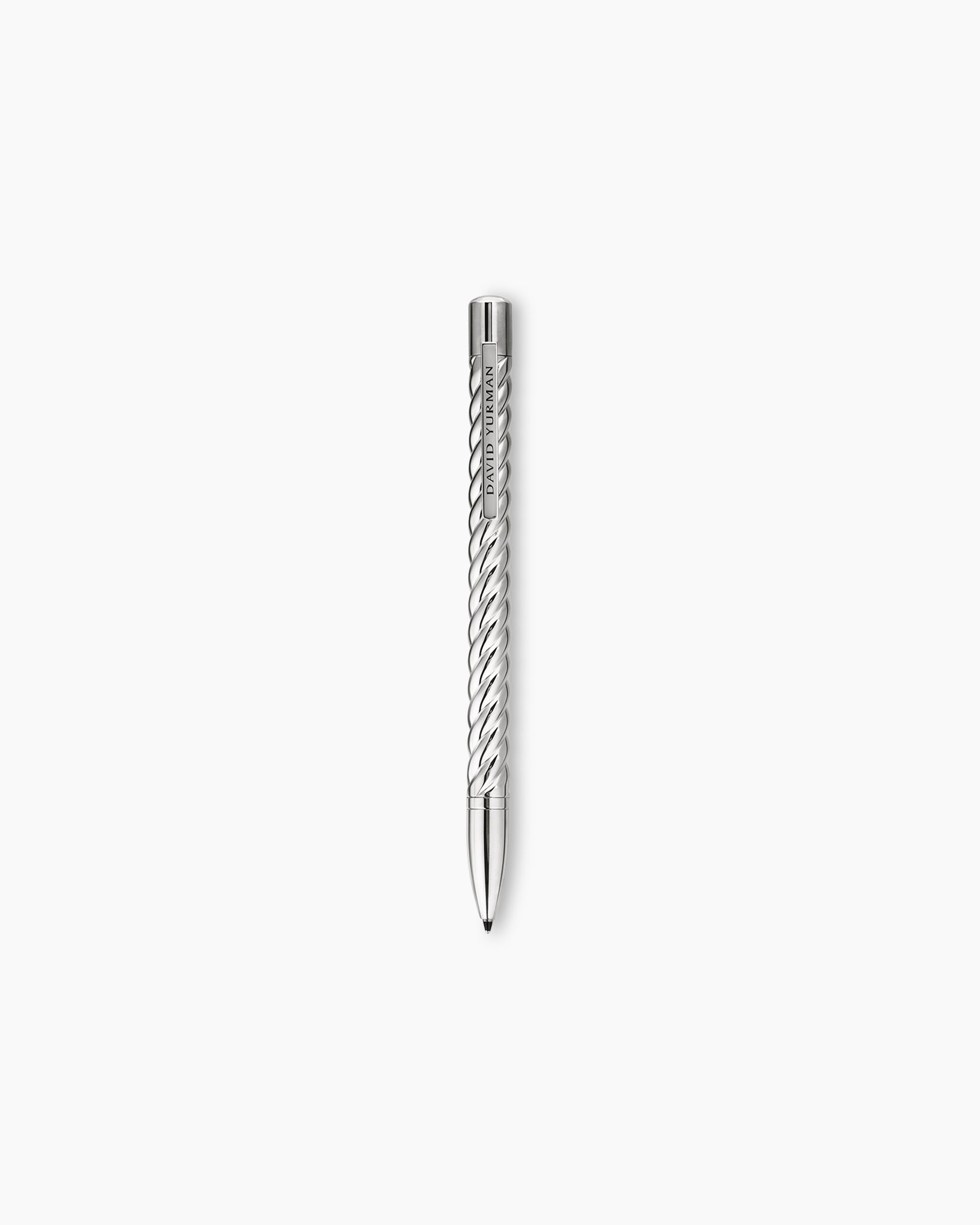 Cable Pen in Sterling Silver with Brass