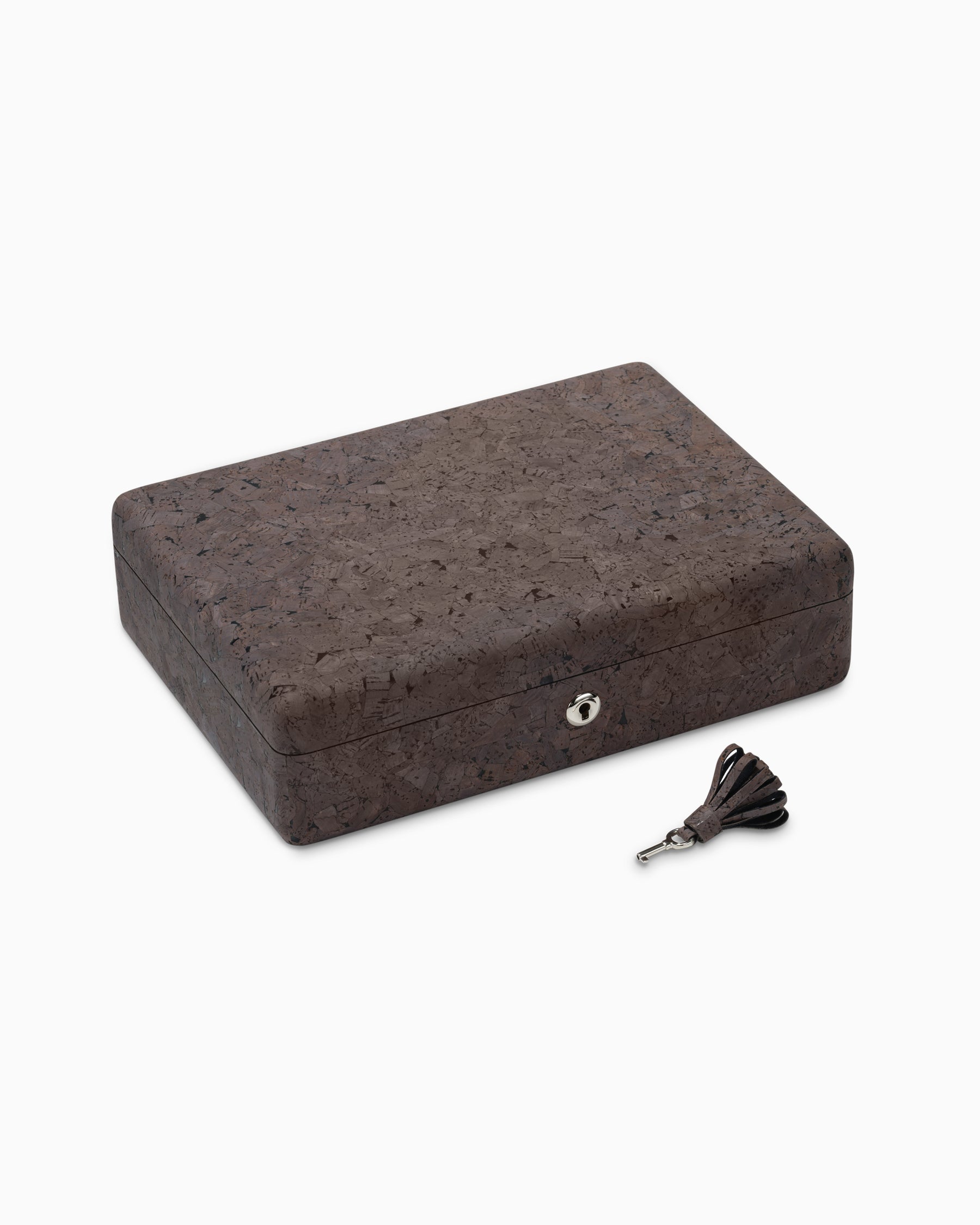 Jewelry Box in Dark Brown Cork - Image 3