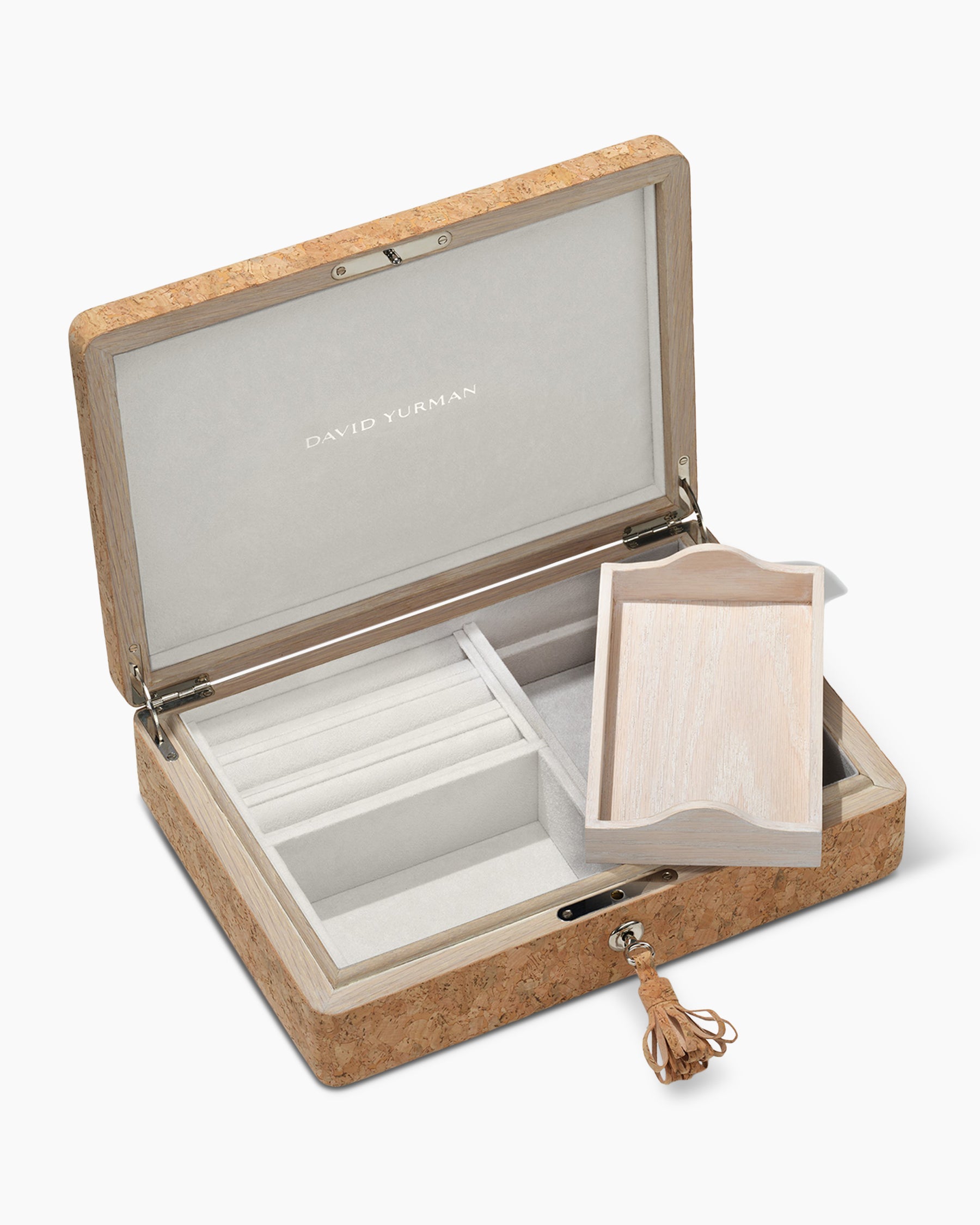 Alternative view of Jewelry Box in Tan Cork