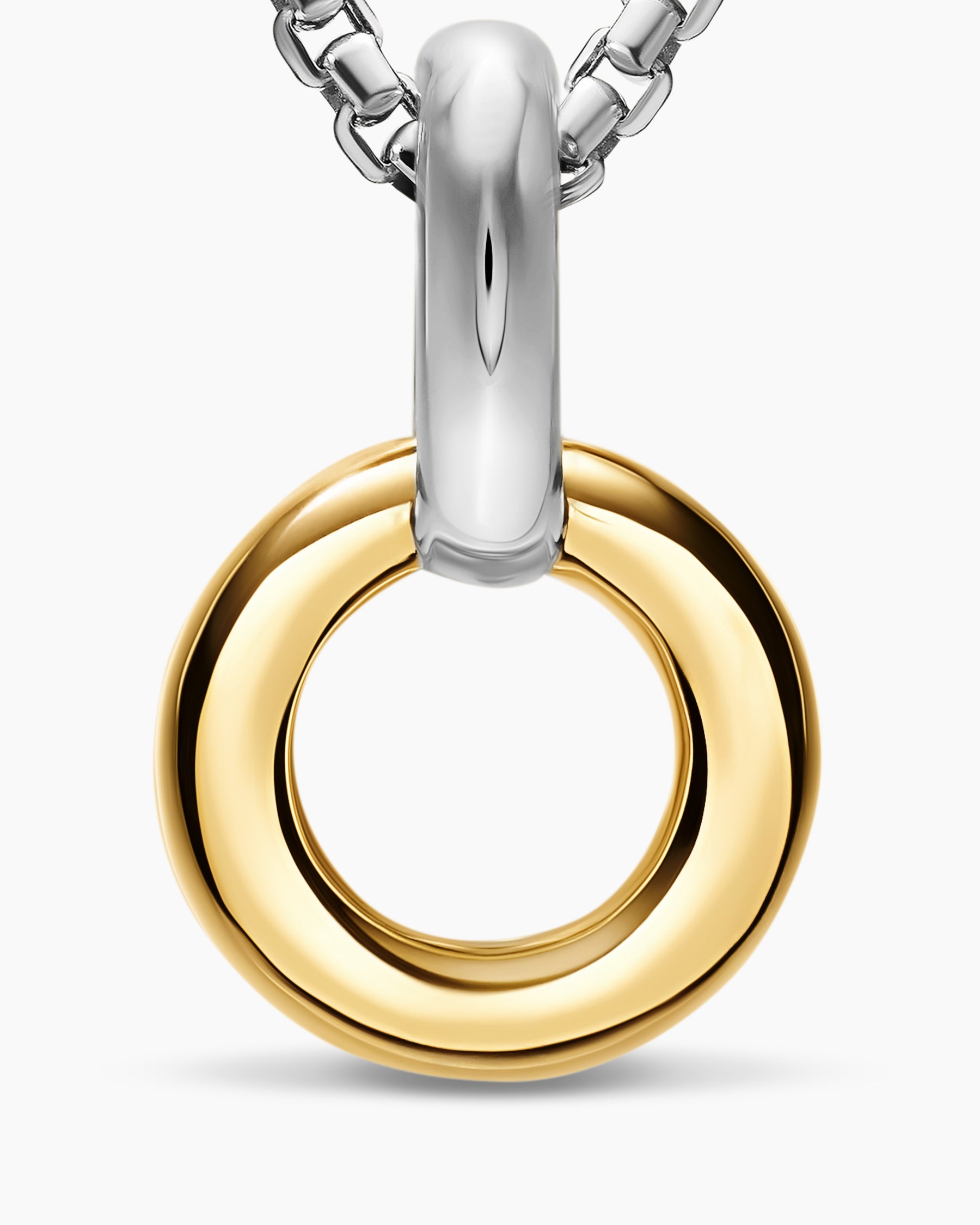 Amulet Holder in Sterling Silver with 14K Yellow Gold, 20.3mm - Image 4