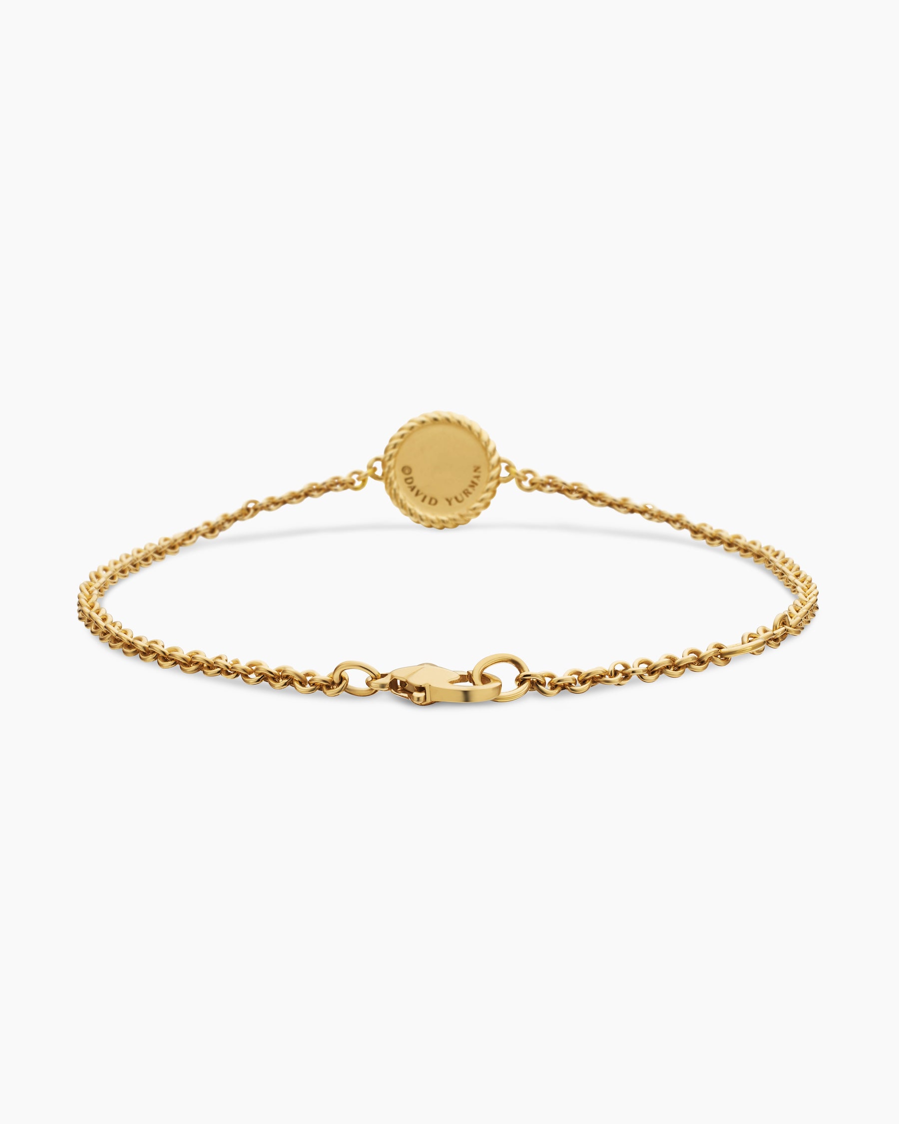 Cable Collectibles Evil Eye Bracelet in 18K Yellow Gold with Pavé Blue Sapphires and Diamonds, 2mm - Image 5