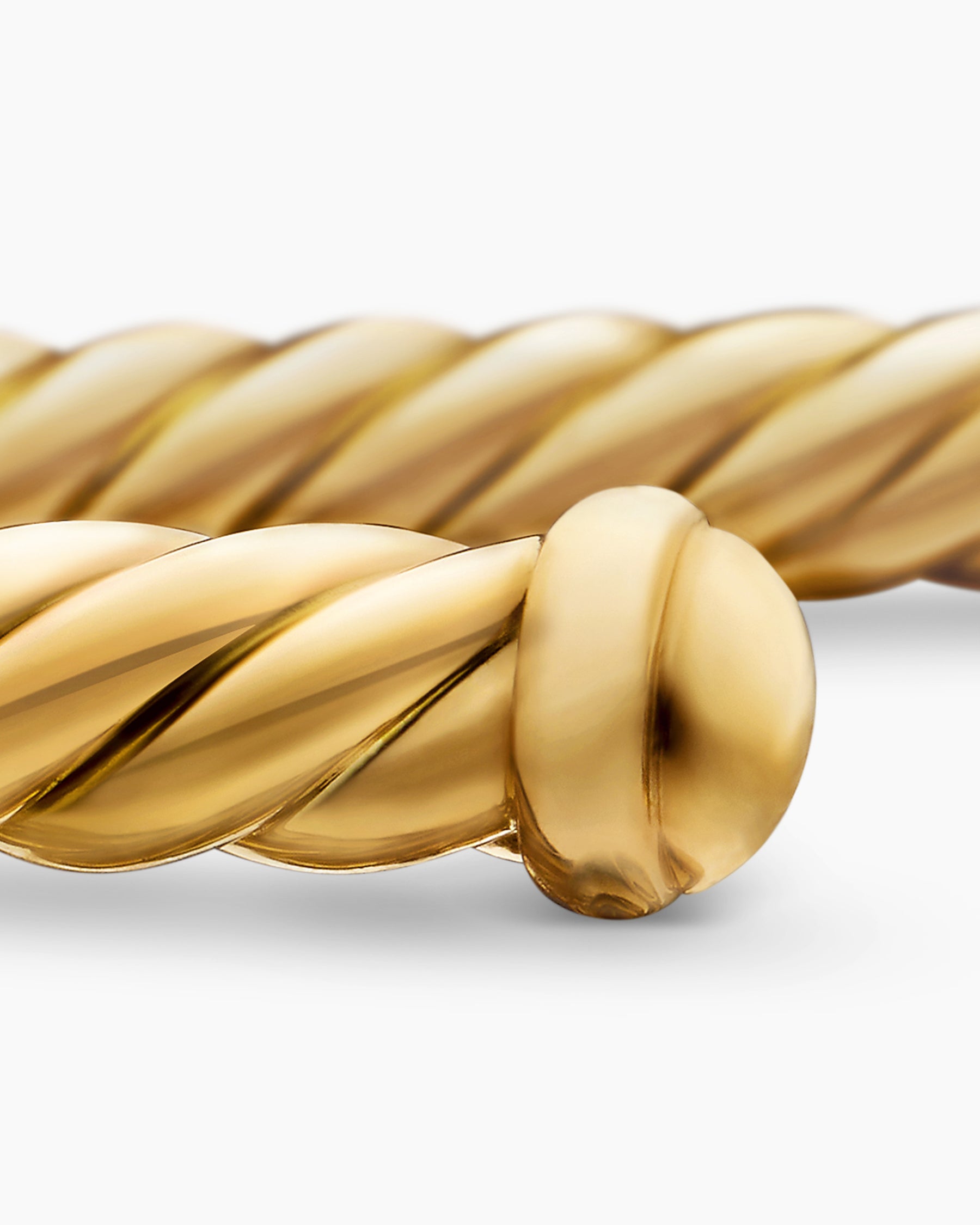 Cable Flex Bracelet in 18K Yellow Gold, 4mm - Image 6
