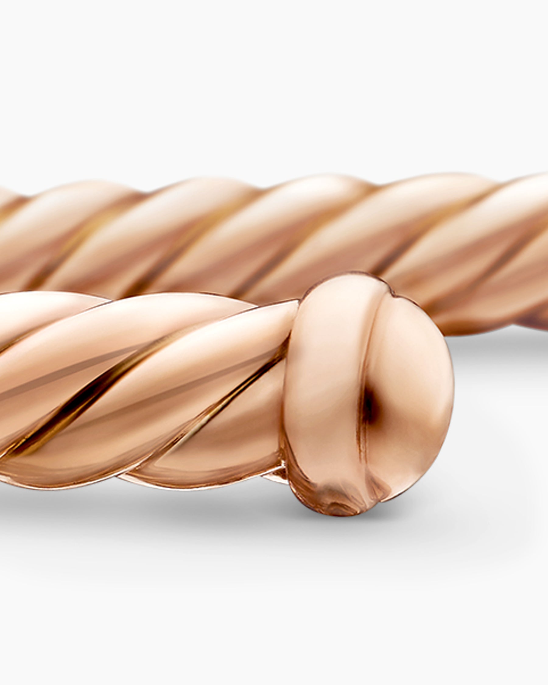 Cable Flex Bracelet in 18K Rose Gold, 4mm - Image 6