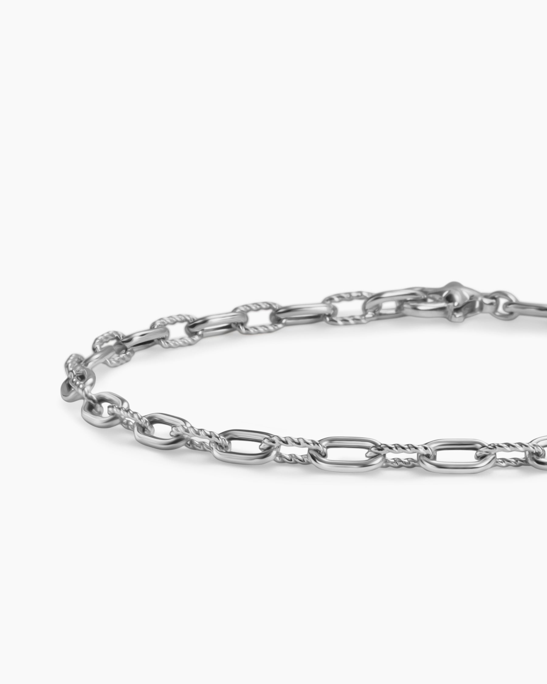 DY Madison Chain Bracelet in Sterling Silver, 3mm - Image 7