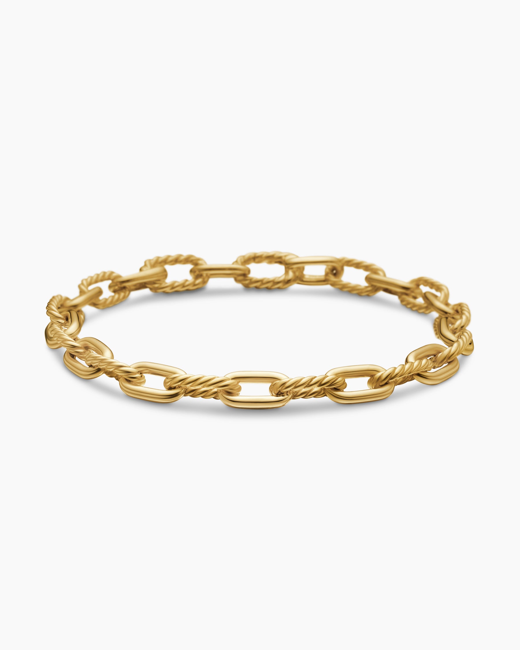 DY Madison Chain Bracelet in 18K Yellow Gold, 6mm