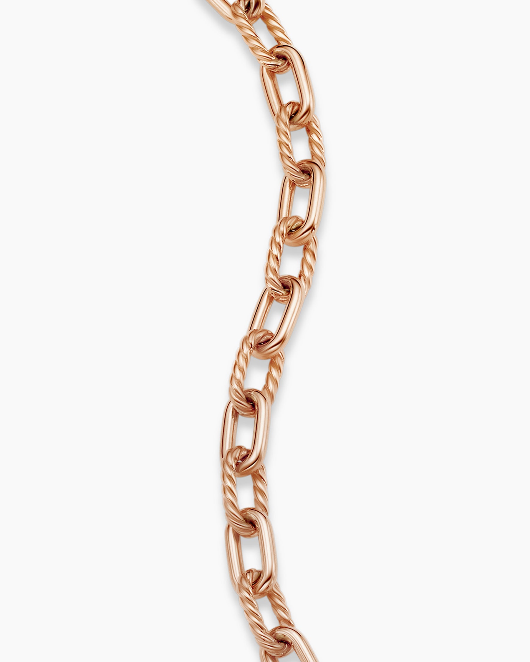 DY Madison Chain Bracelet in 18K Rose Gold, 6mm - Image 6