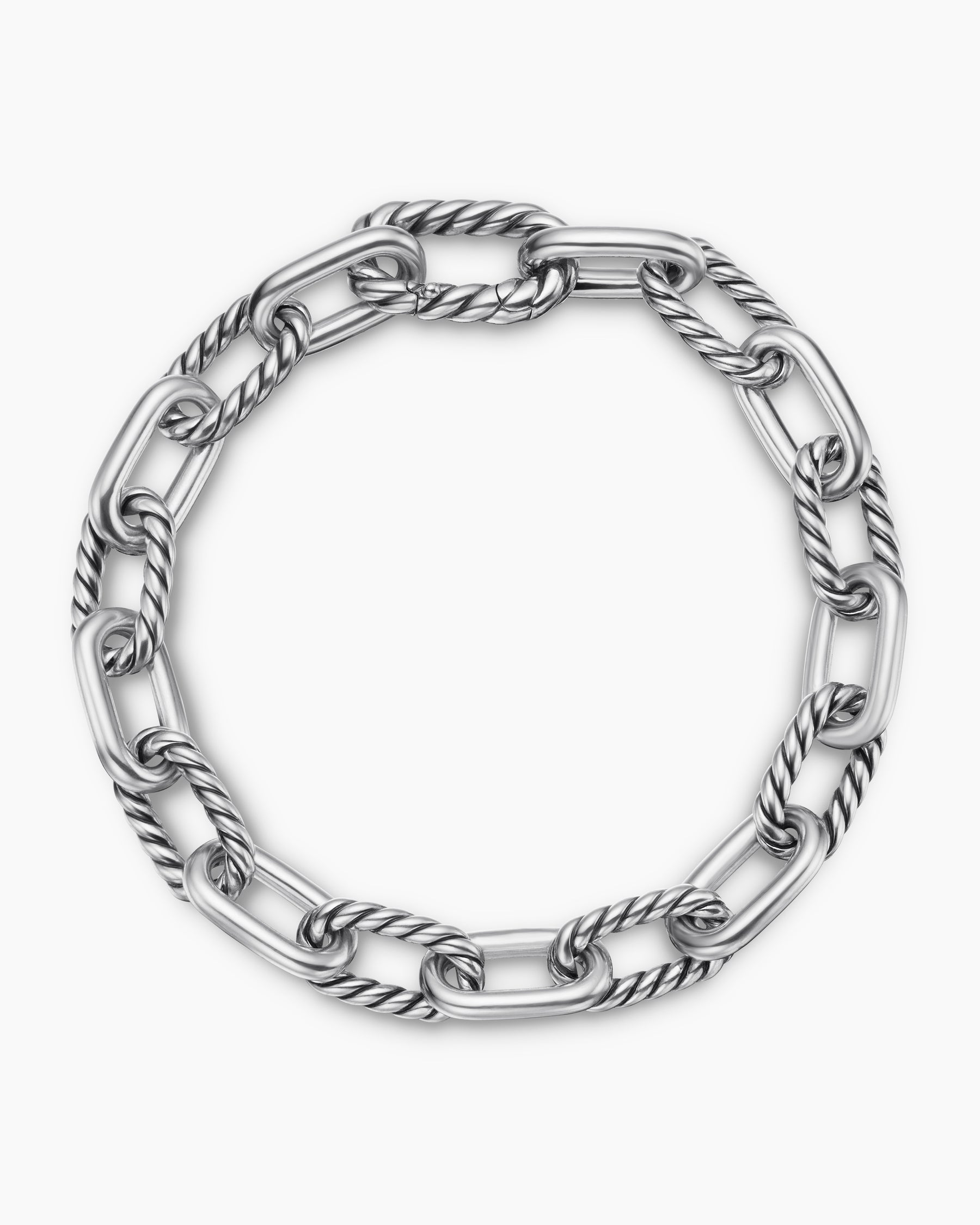 DY Madison Chain Bracelet in Sterling Silver, 8.5mm - Image 3