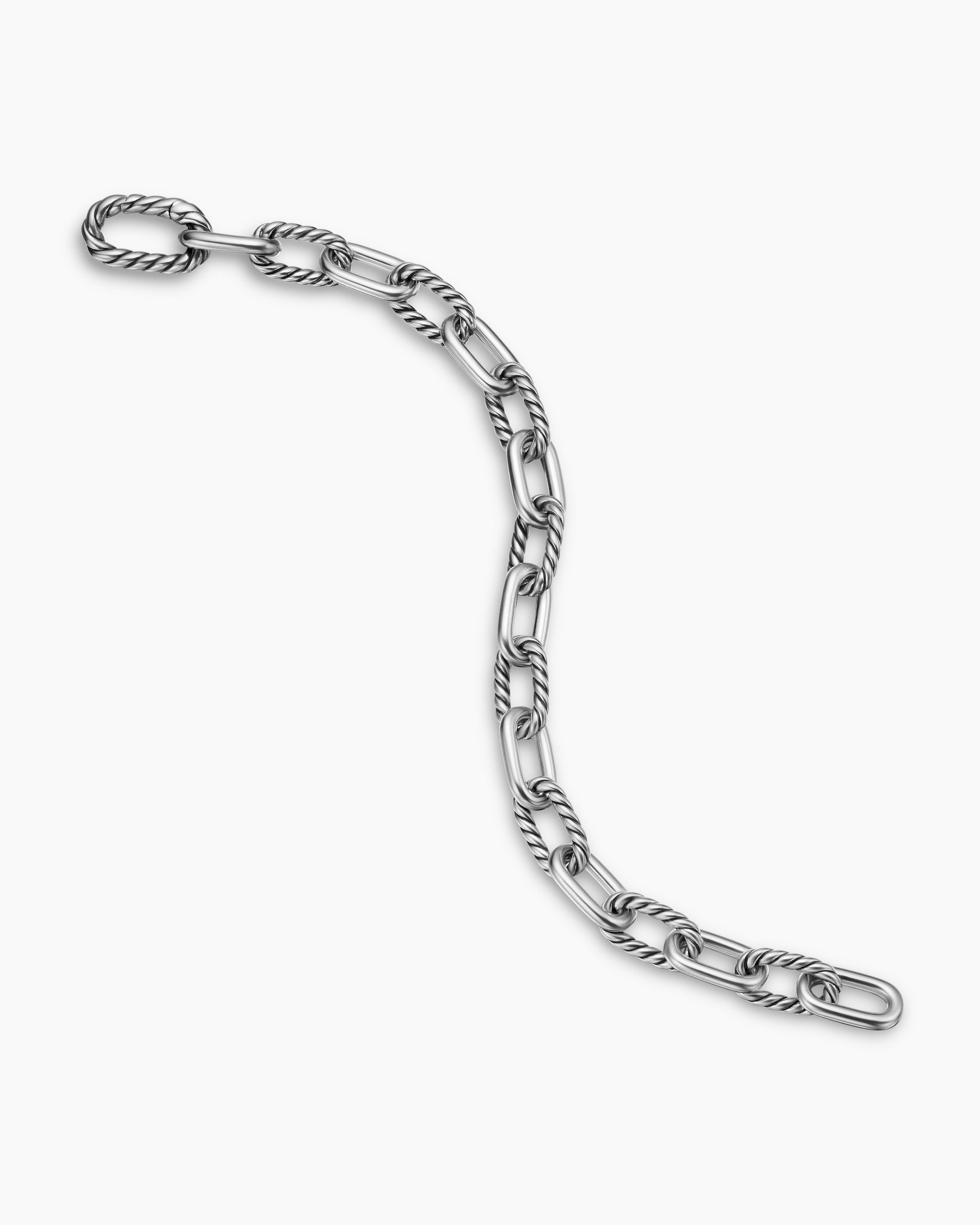 DY Madison Chain Bracelet in Sterling Silver, 8.5mm - Image 4