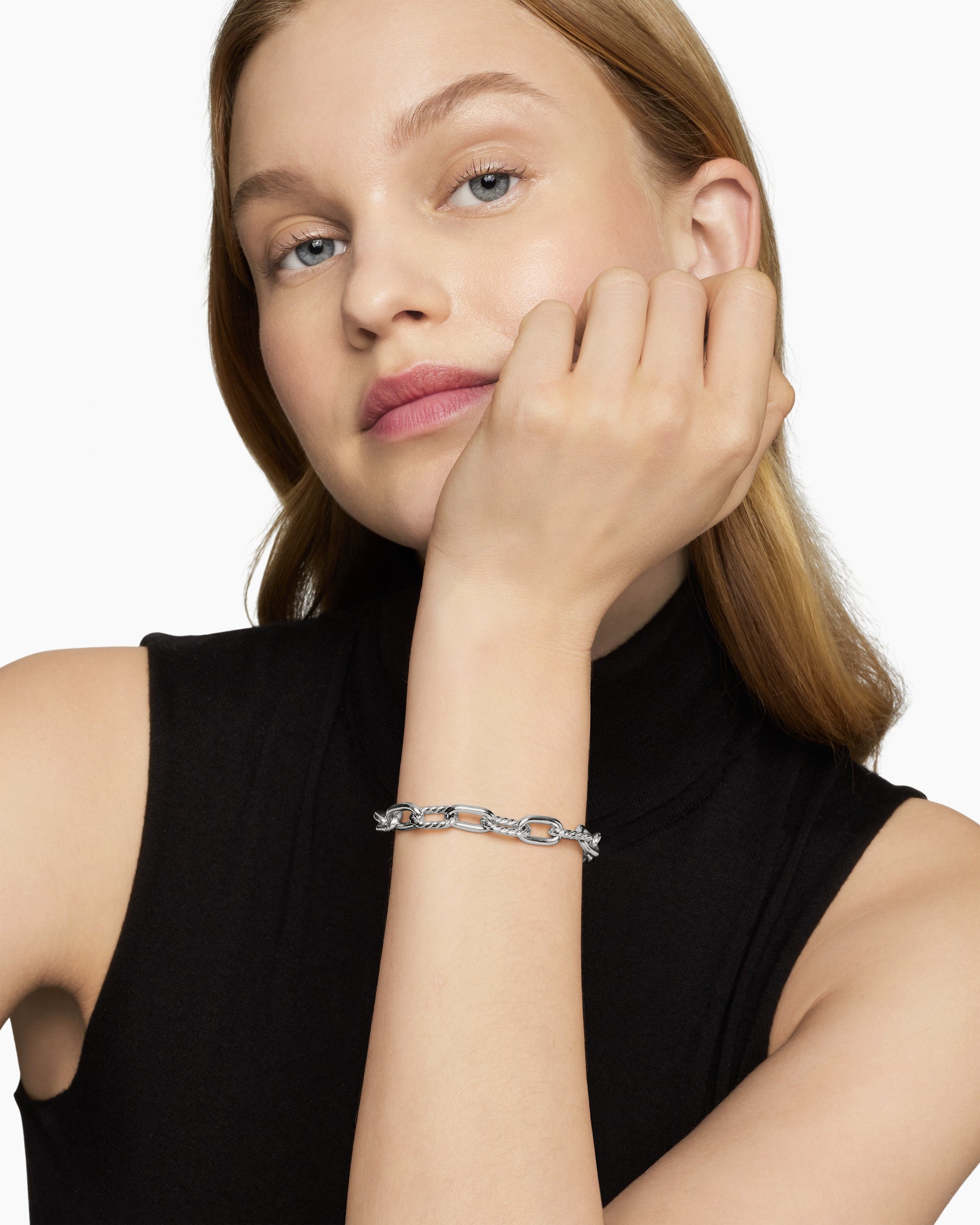 DY Madison Chain Bracelet in Sterling Silver, 8.5mm - Image 8