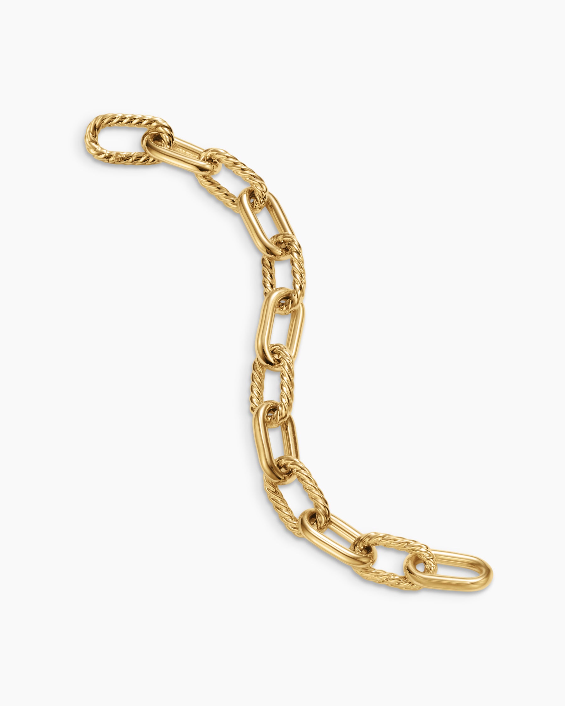 DY Madison Chain Bracelet in 18K Yellow Gold, 13.5mm - Image 4