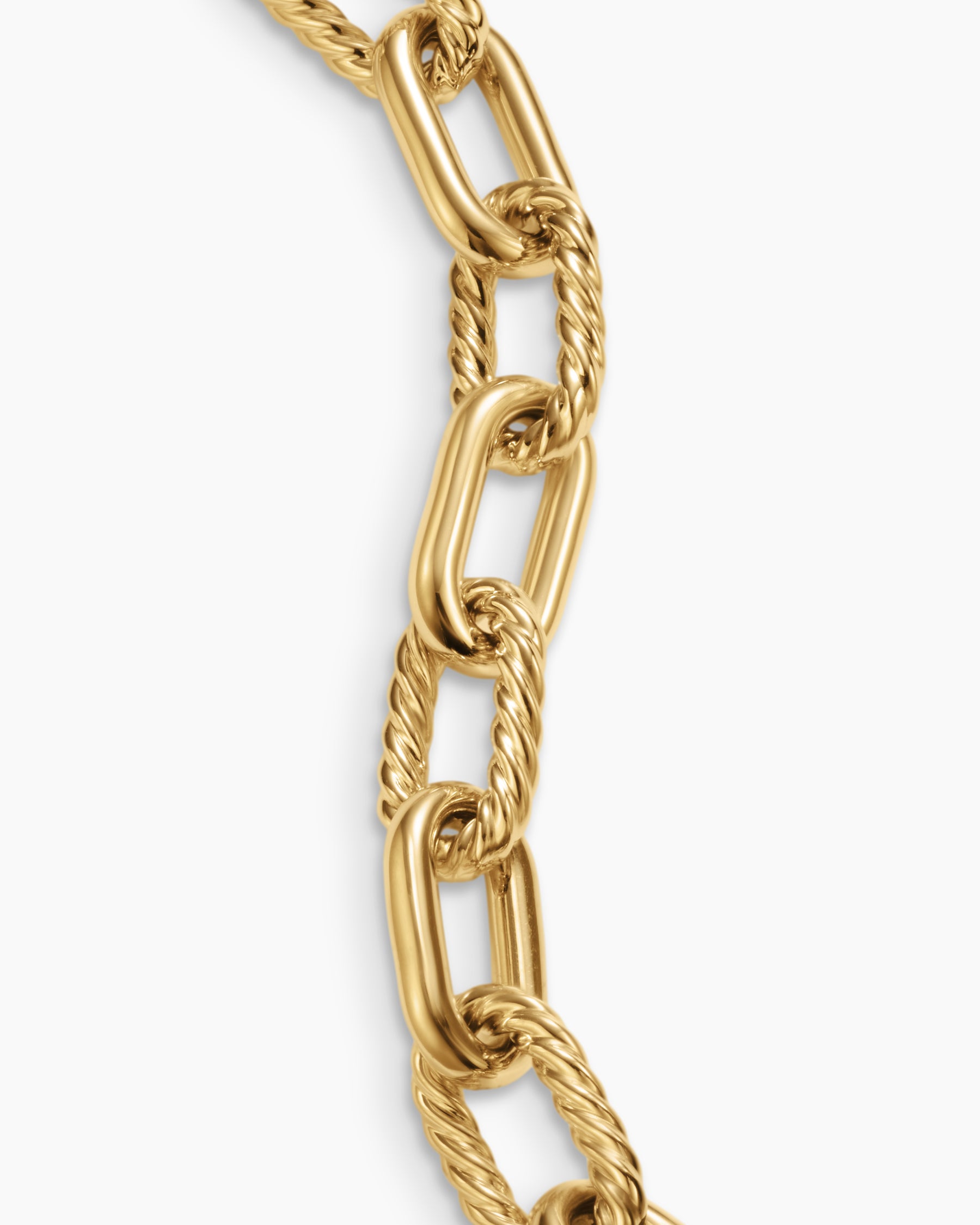 DY Madison Chain Bracelet in 18K Yellow Gold, 13.5mm - Image 6