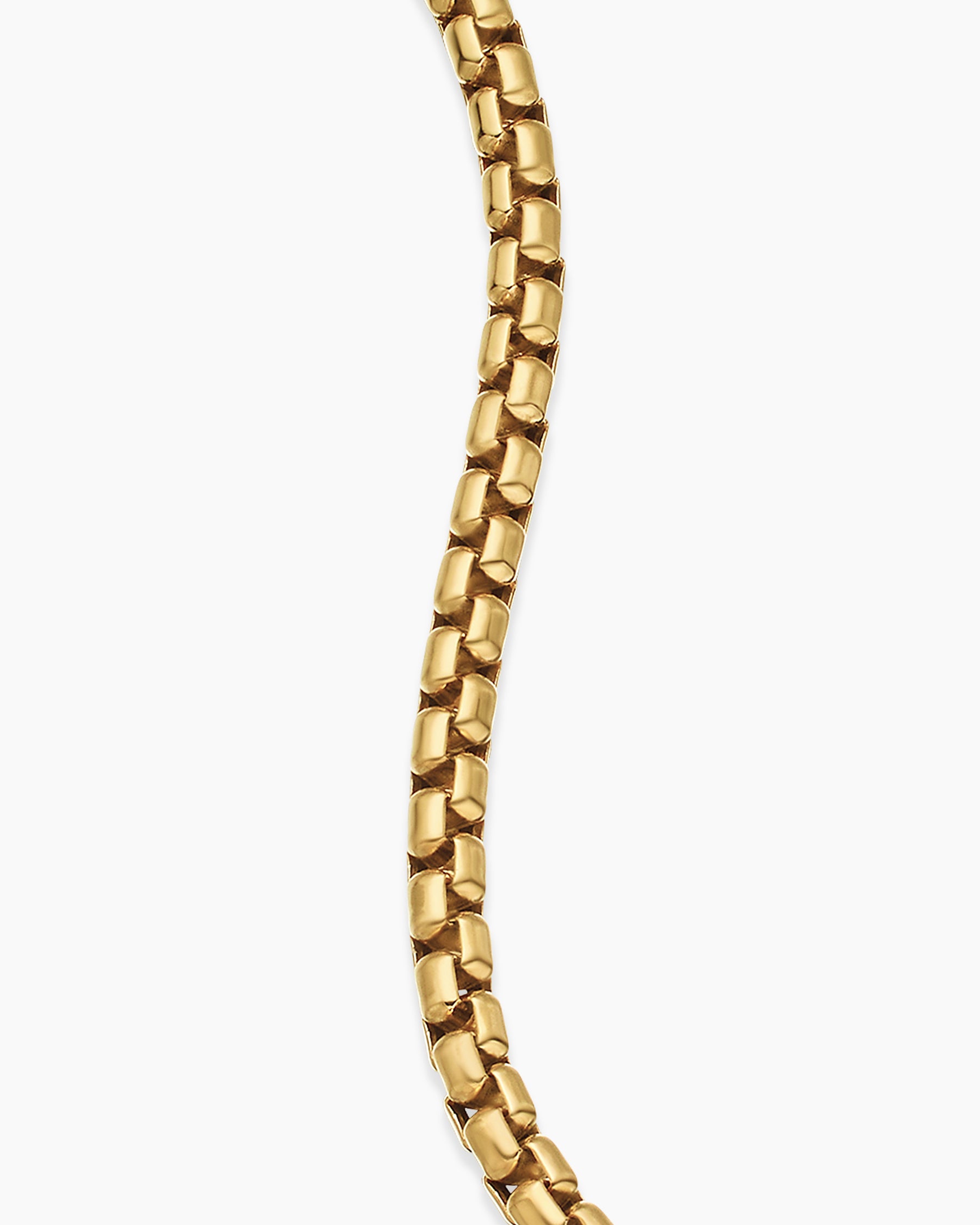 DY Bel Aire Box Chain Bracelet in 18K Yellow Gold, 4mm - Image 6