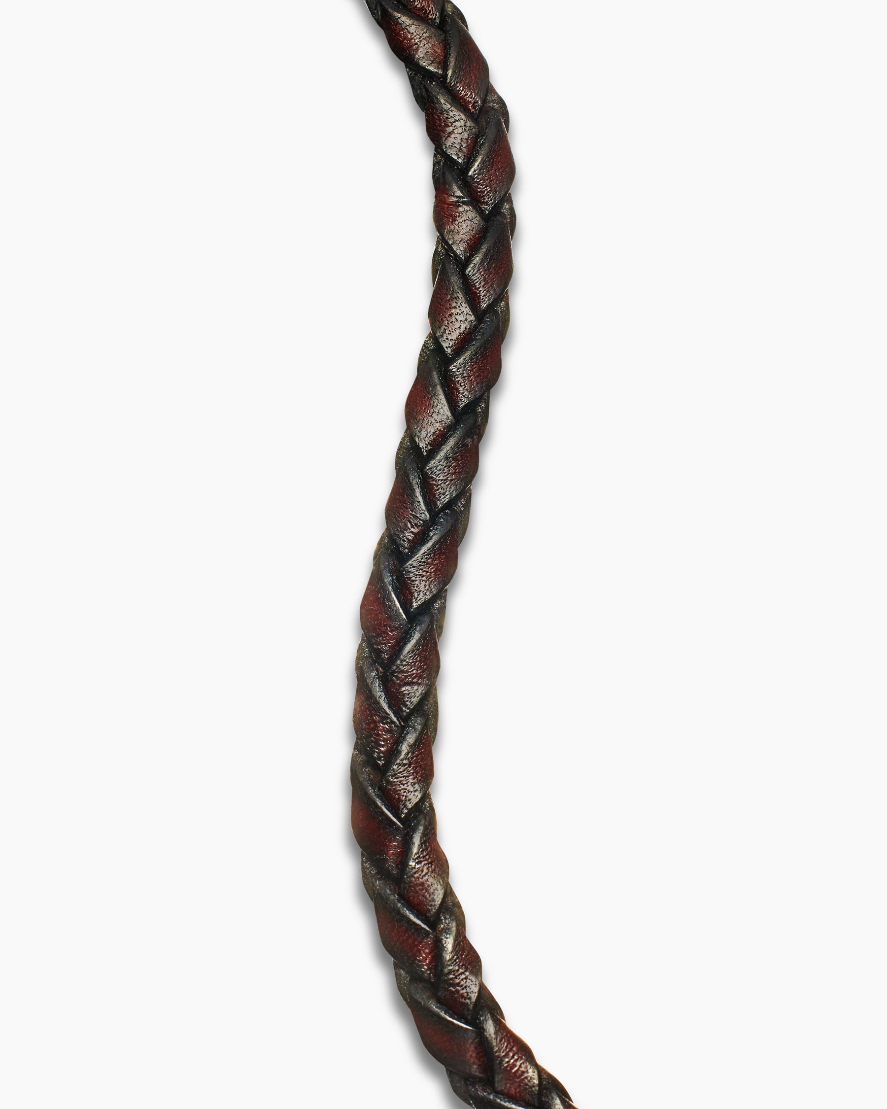 Armory Bracelet in Brown Leather with Sterling Silver, 10.7mm - Image 6