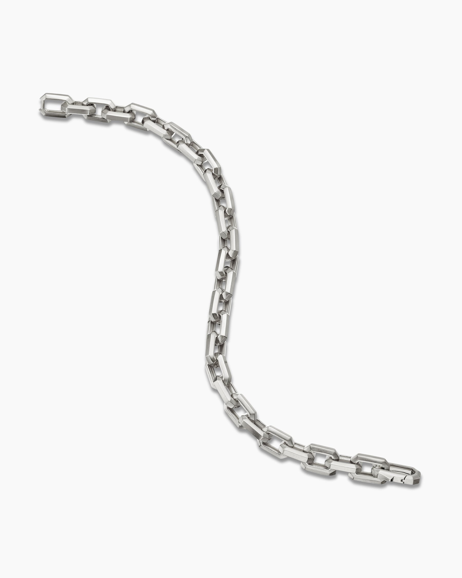 Streamline Heirloom Chain Link Bracelet in Sterling Silver, 7.5mm - Image 4