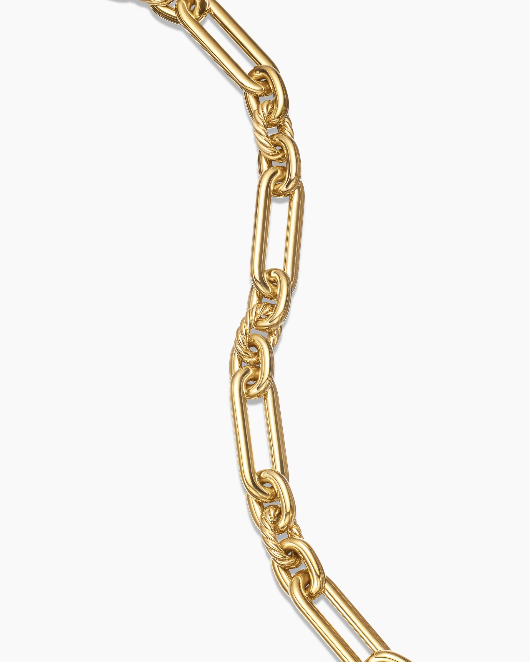 Lexington Chain Bracelet in 18K Yellow Gold with Diamonds, 9.8mm - Image 6