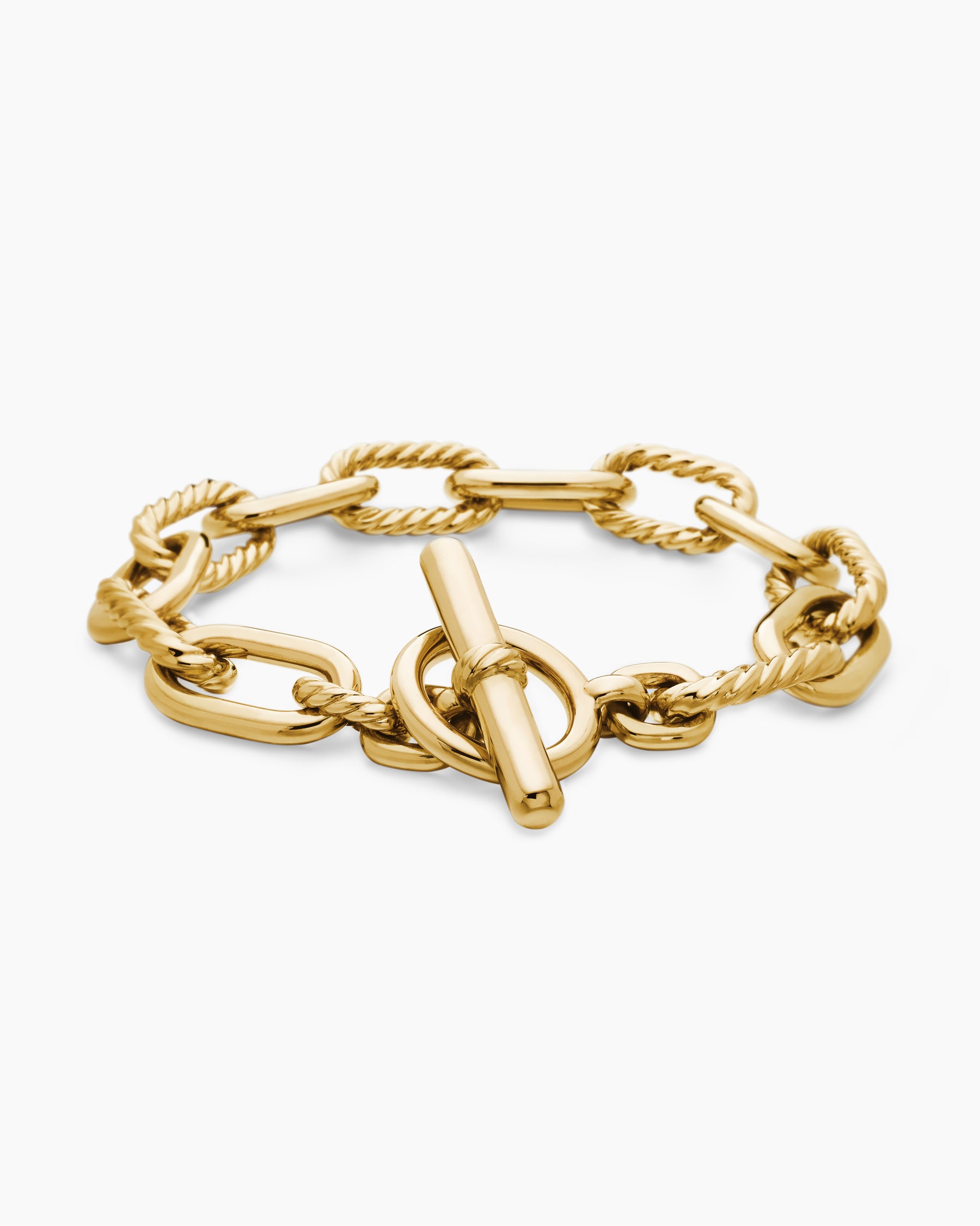 DY Madison Toggle Chain Bracelet in 18K Yellow Gold, 11mm