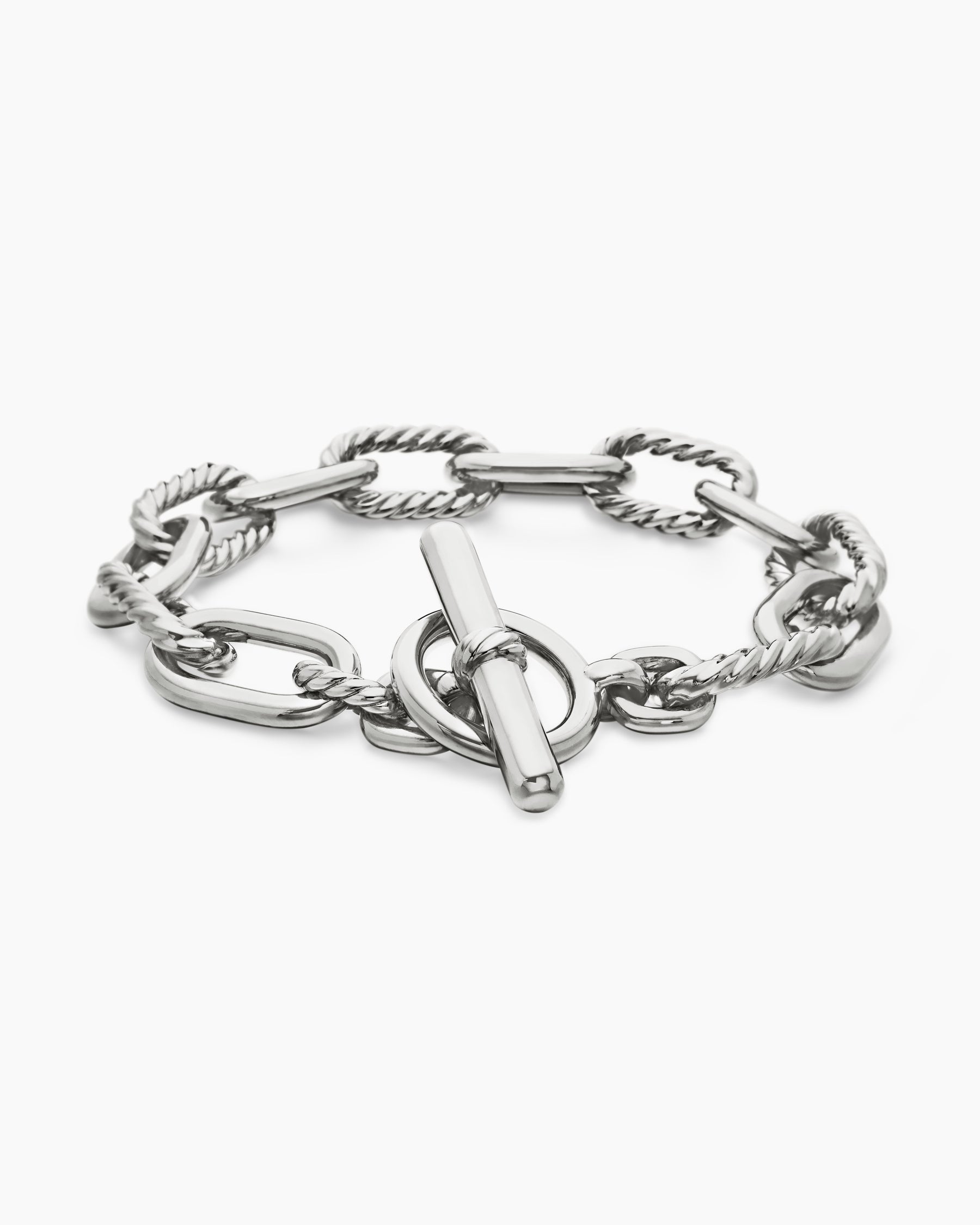 DY Madison Toggle Chain Bracelet in Sterling Silver, 11mm