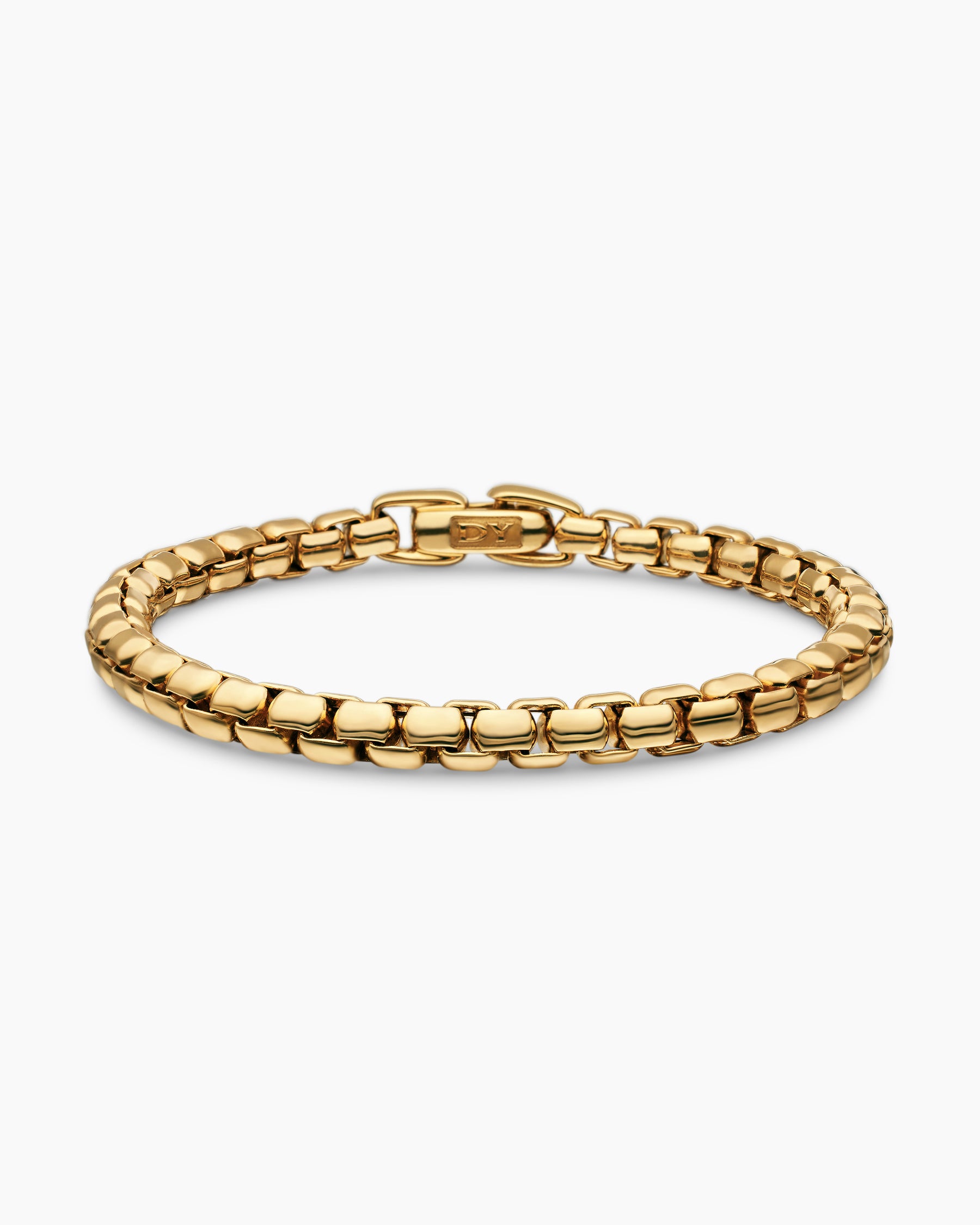 DY Bel Aire Box Chain Bracelet in 18K Yellow Gold, 5.2mm