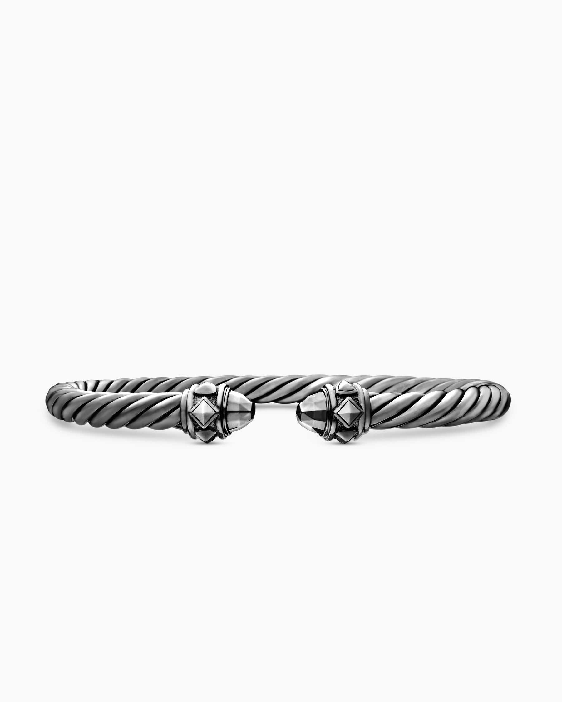 Renaissance Classic Cable Bracelet in Blackened Silver, 5mm