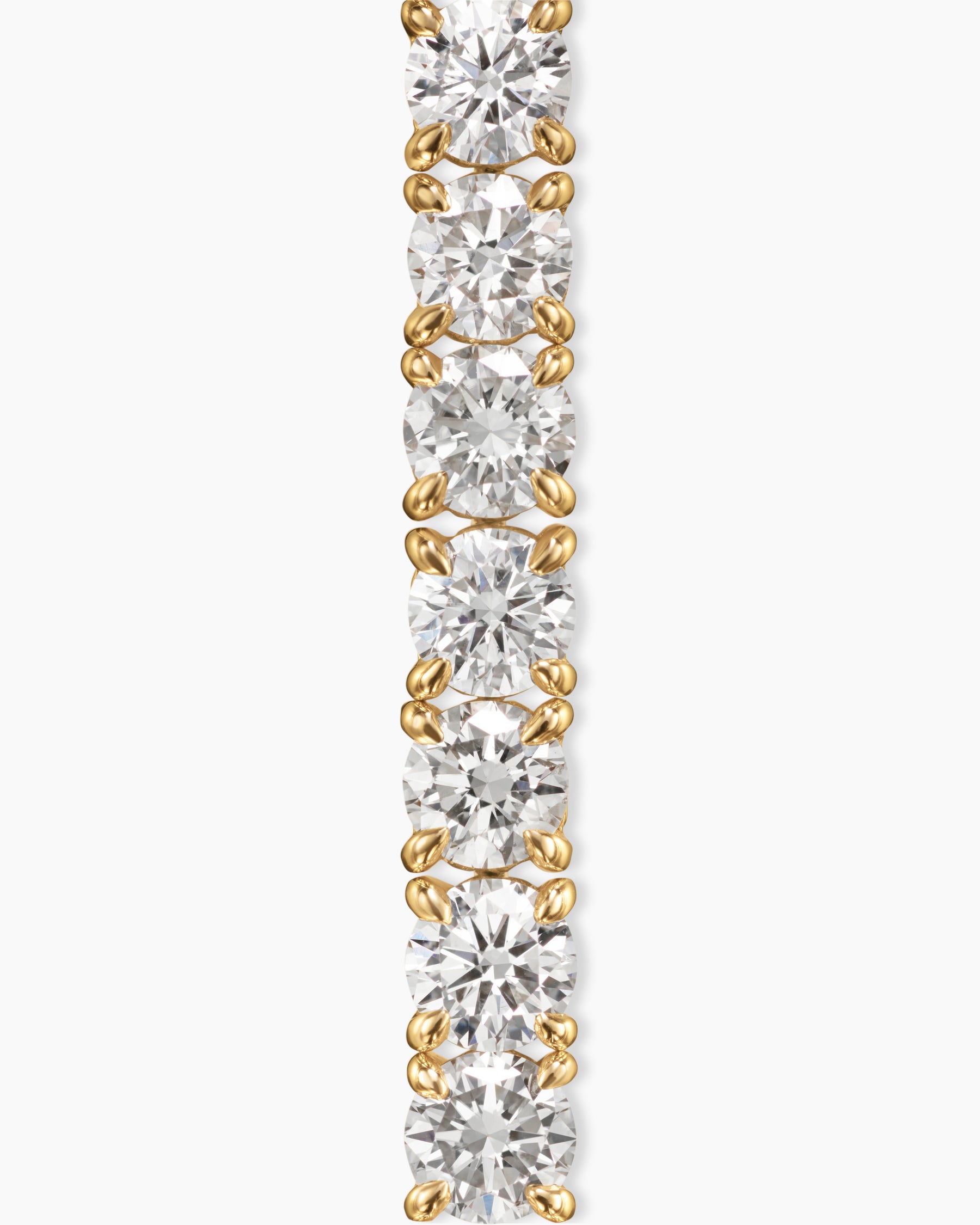 Tennis Bracelet in 18K Yellow Gold with Diamonds, 3mm - Image 6
