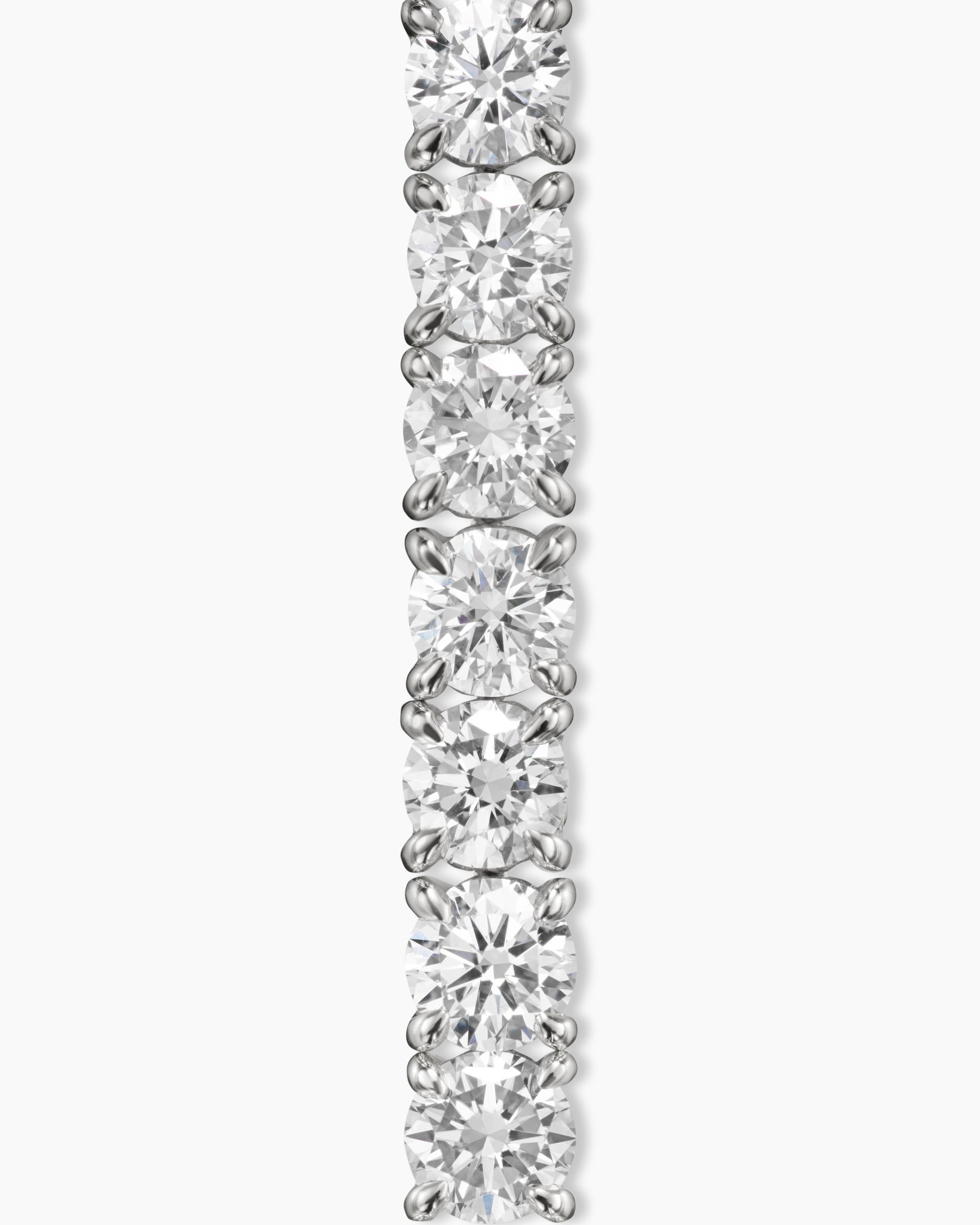Tennis Bracelet in 18K White Gold with Diamonds, 3mm - Image 5
