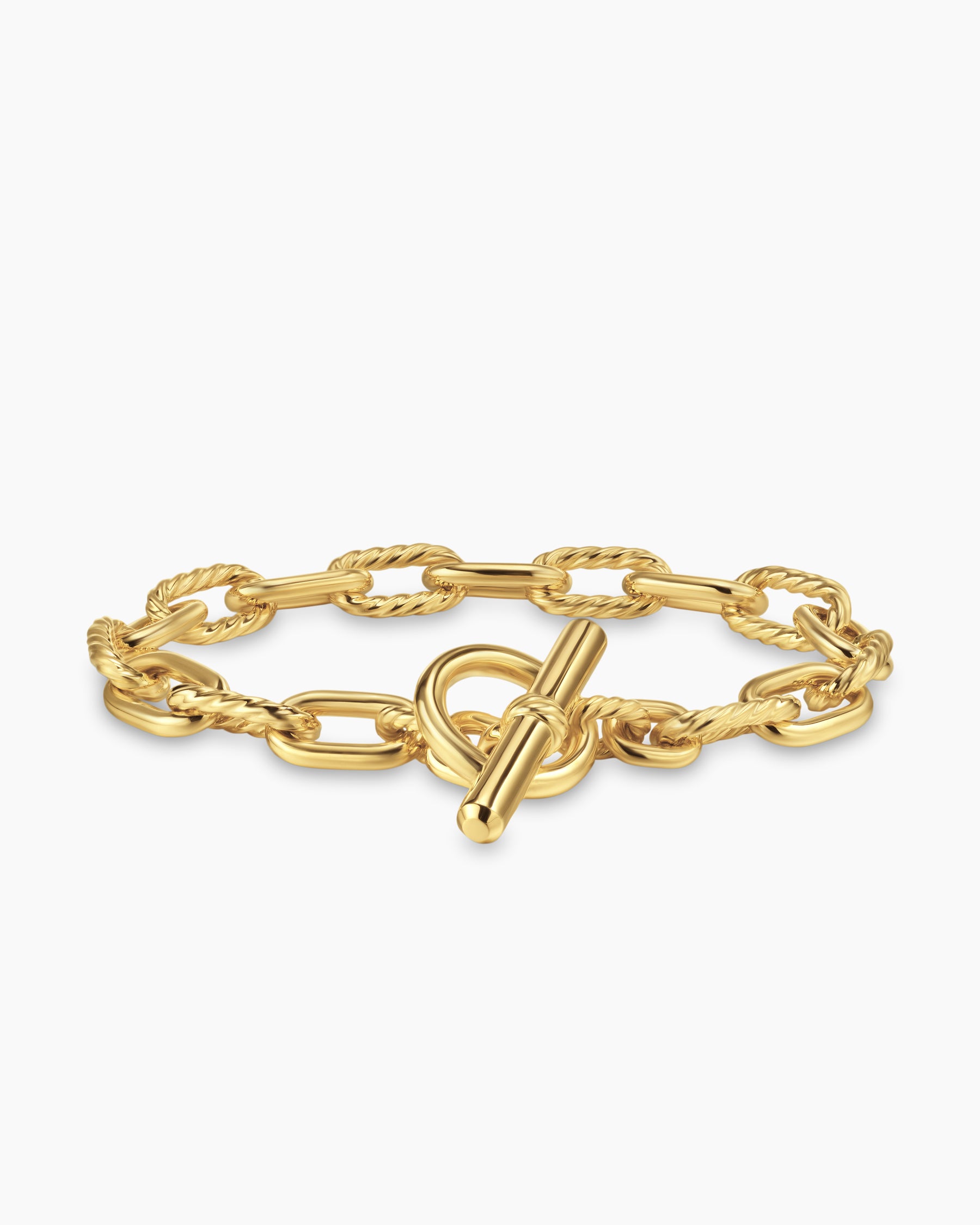 DY Madison Toggle Chain Bracelet in 18K Yellow Gold, 8.5mm
