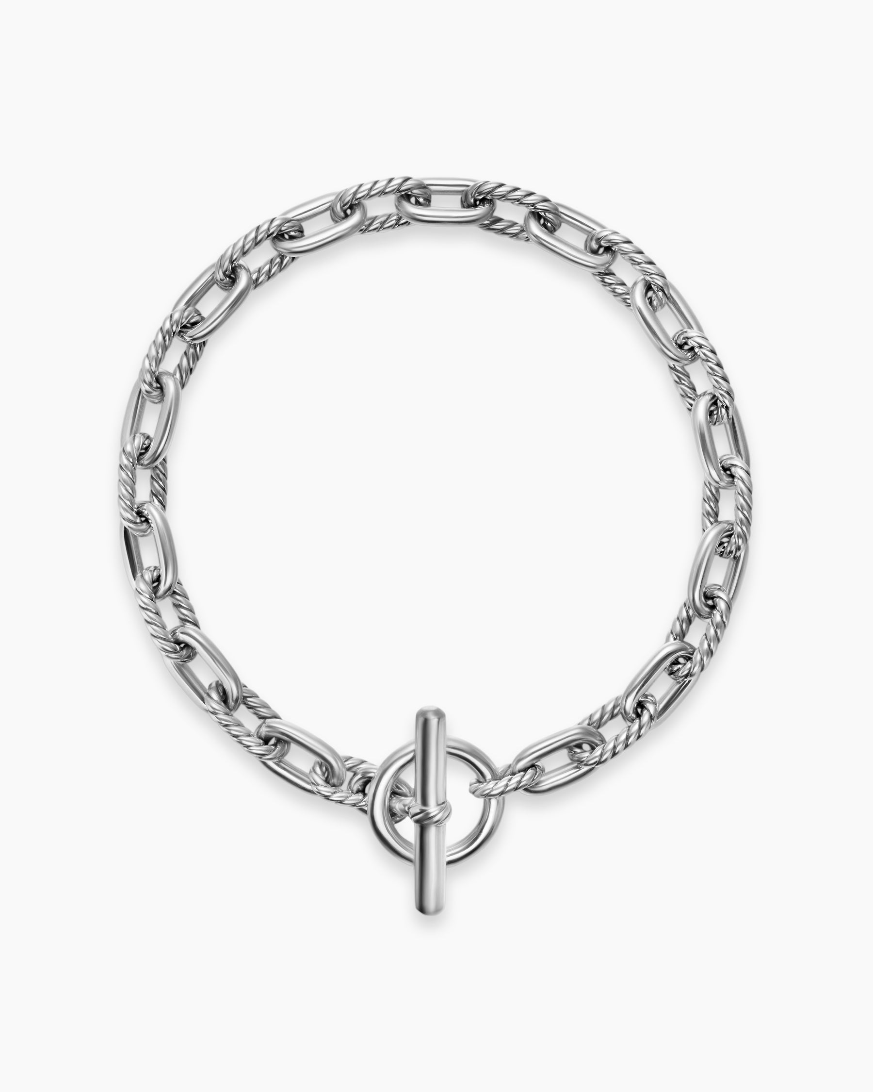 DY Madison Toggle Chain Bracelet in Sterling Silver, 5.5mm - Image 3