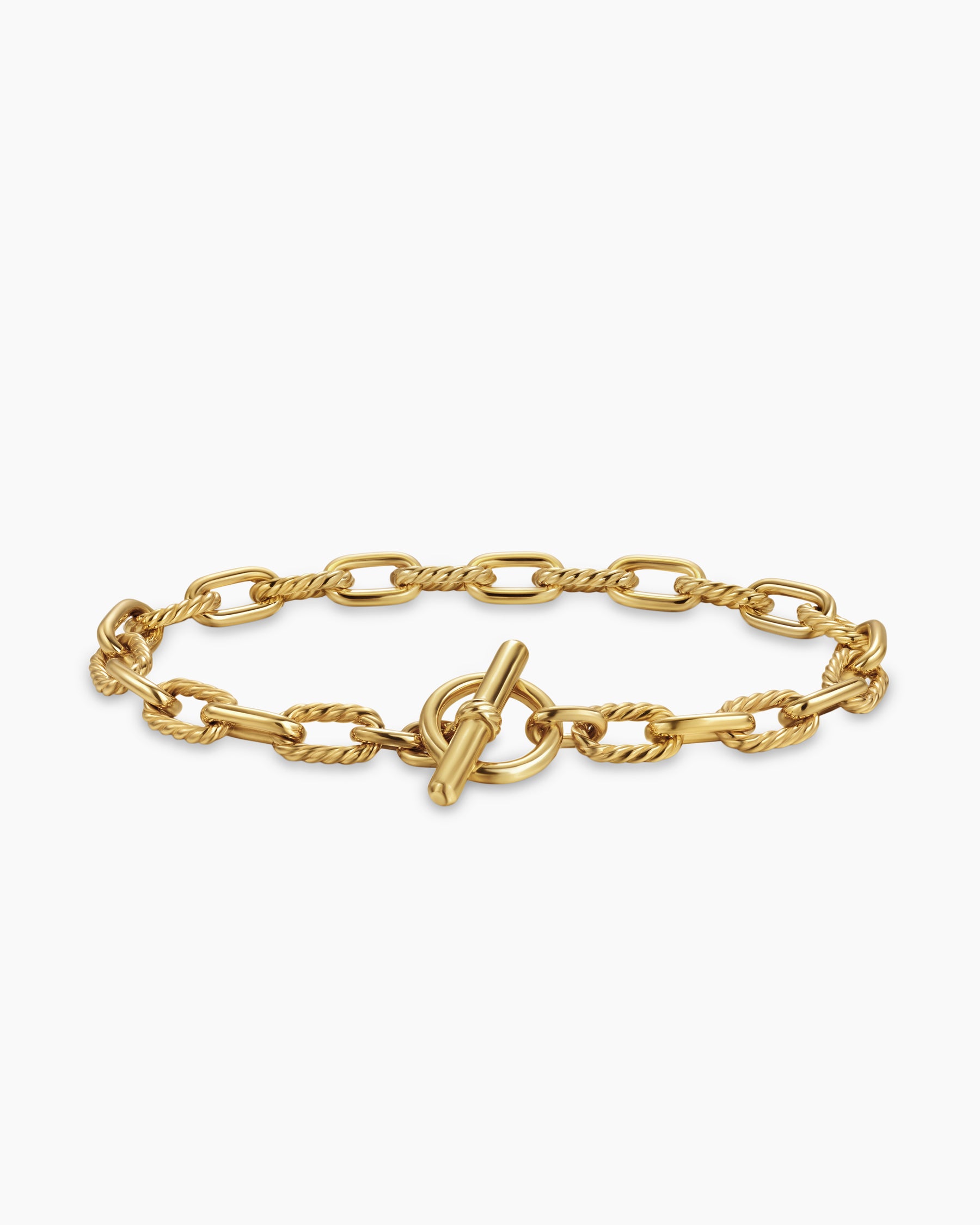 DY Madison Toggle Chain Bracelet in 18K Yellow Gold, 5.5mm