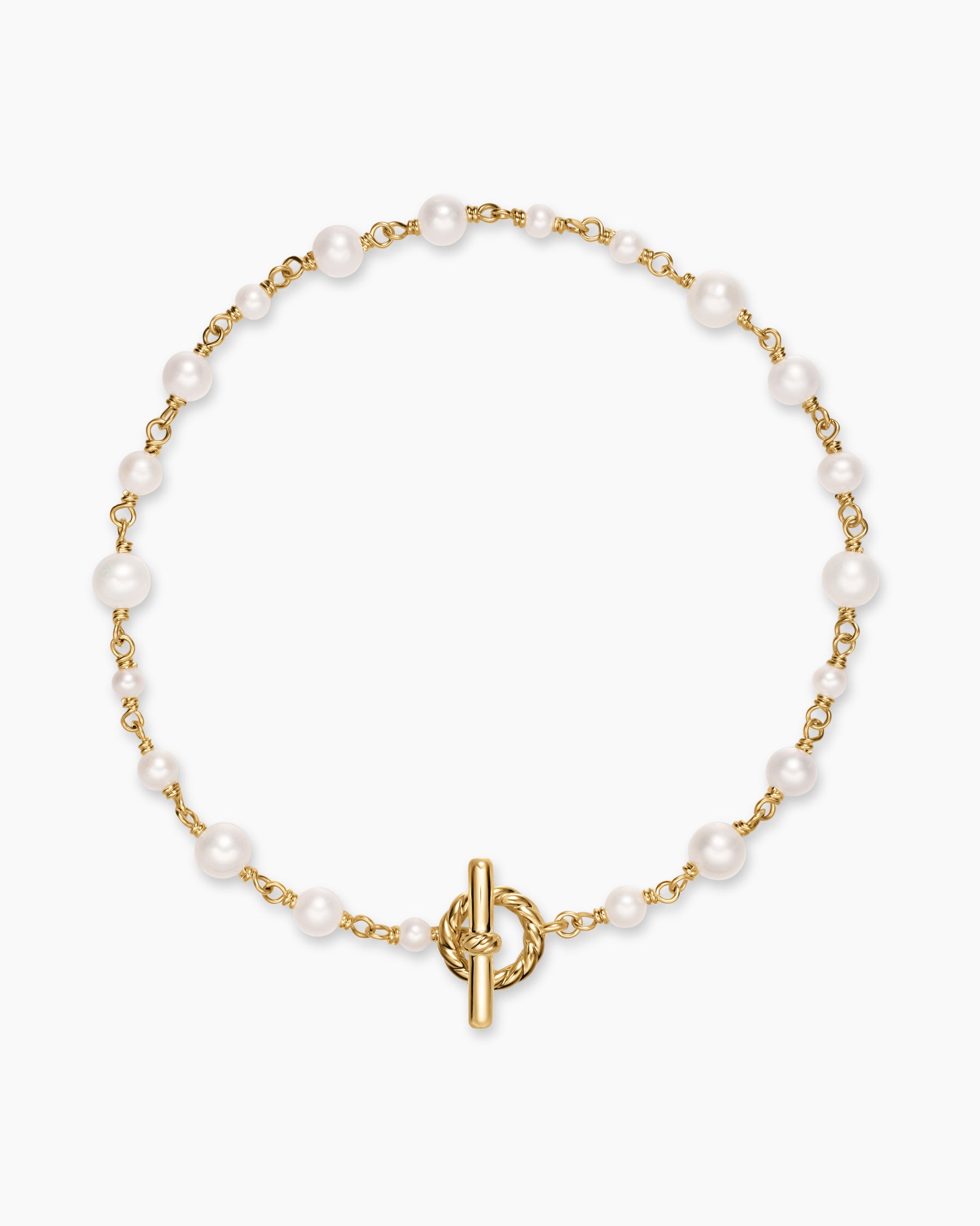 Pearl Classics Toggle Chain Bracelet in 18K Yellow Gold, 4.5mm - Image 3
