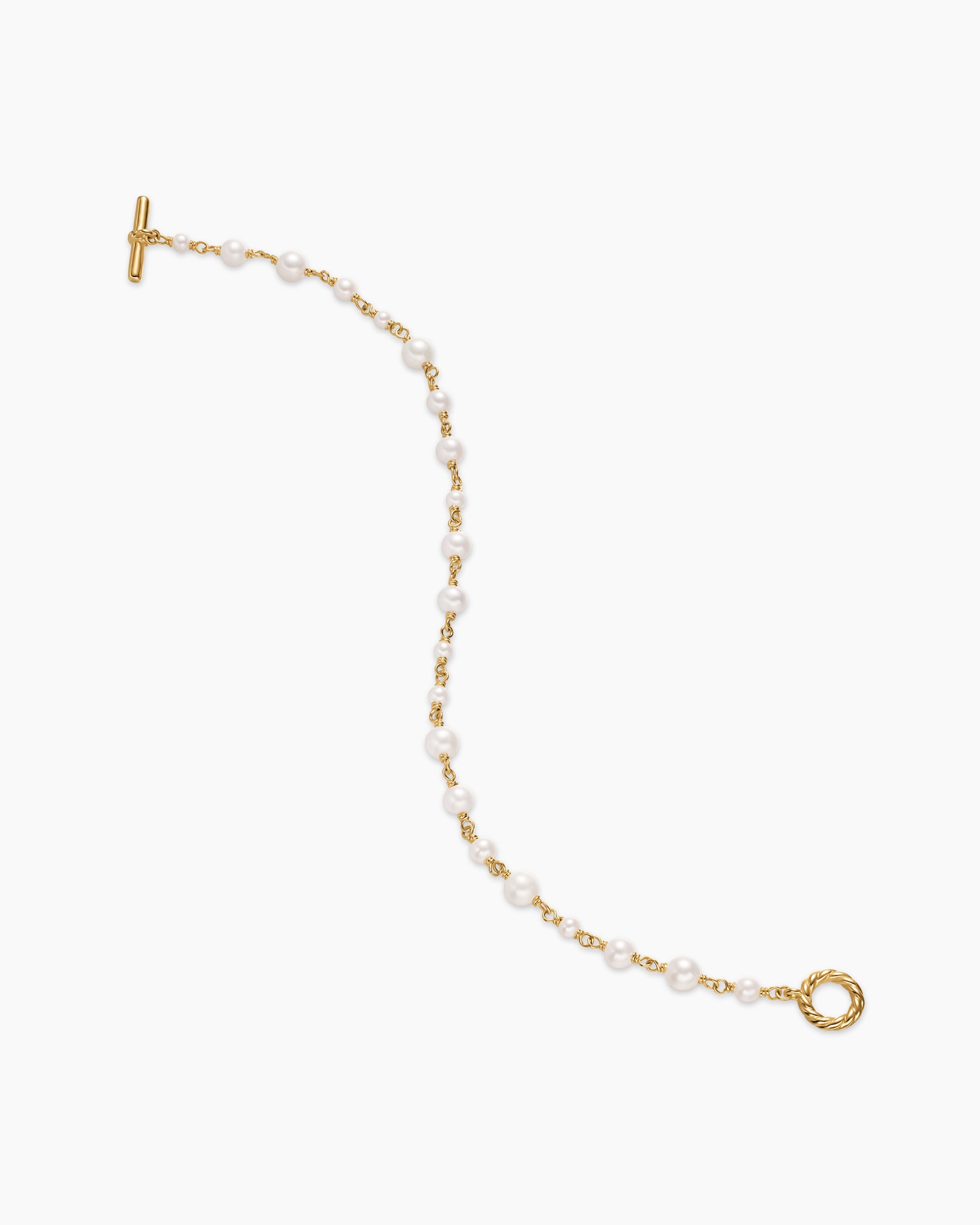 Pearl Classics Toggle Chain Bracelet in 18K Yellow Gold, 4.5mm - Image 4