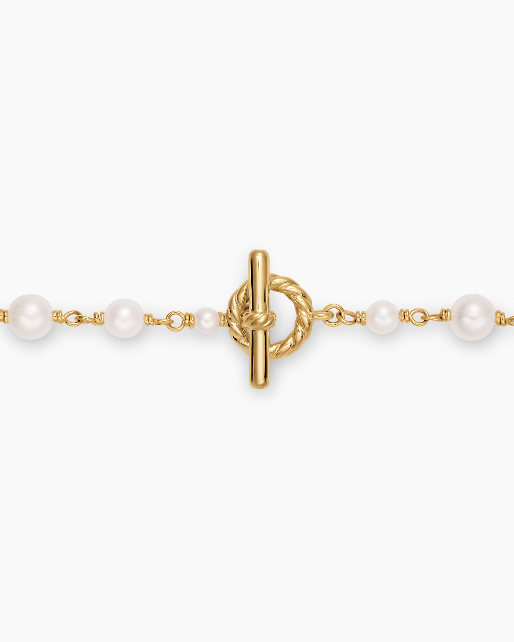 Pearl Classics Toggle Chain Bracelet in 18K Yellow Gold, 4.5mm - Image 5