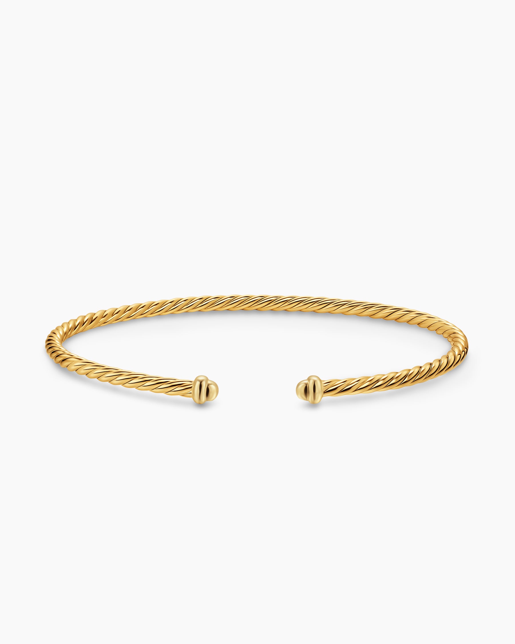 Micro Cablespira Flex Bracelet in 18K Yellow Gold, 2.6mm - Image 4