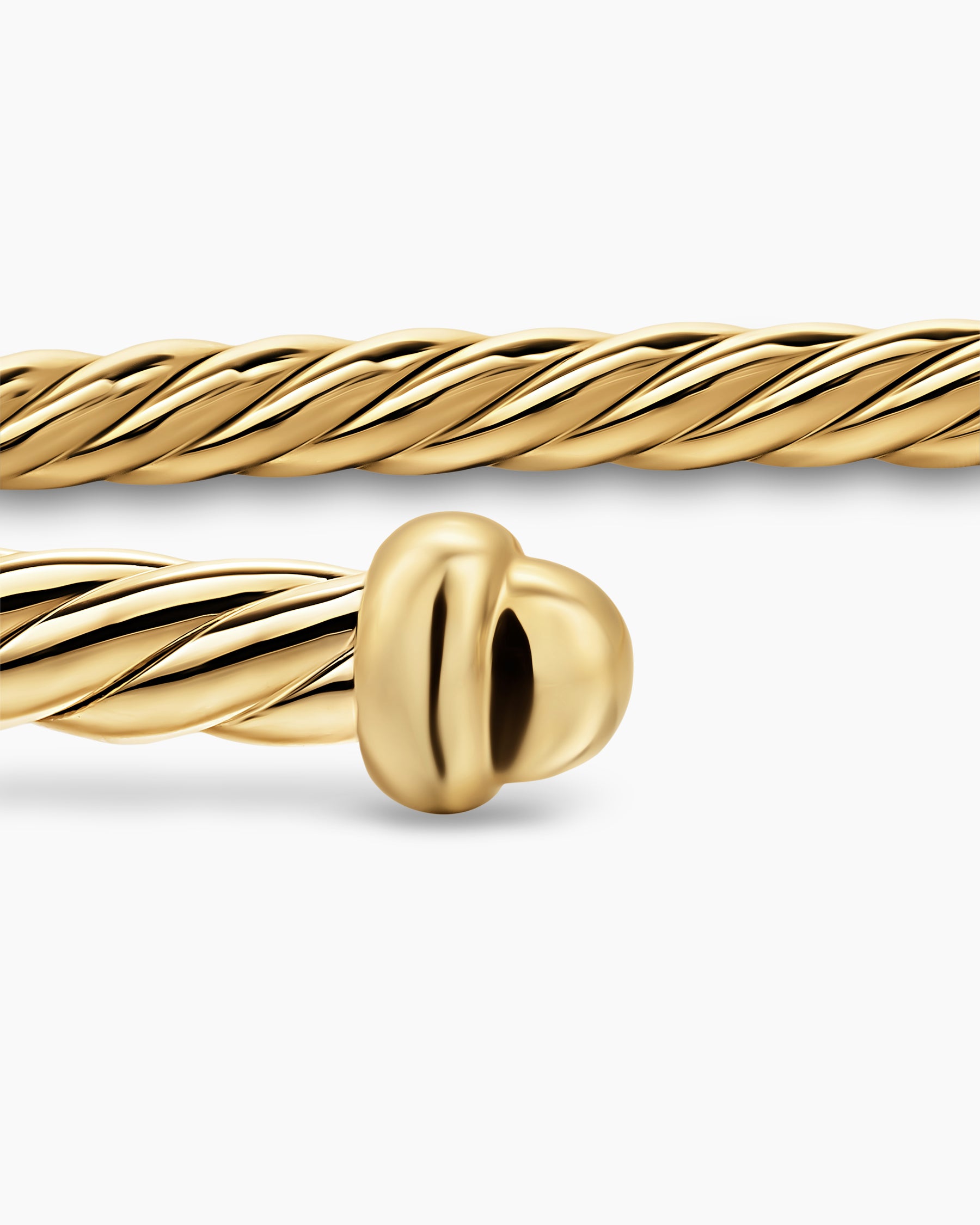 Micro Cablespira Flex Bracelet in 18K Yellow Gold, 2.6mm - Image 6