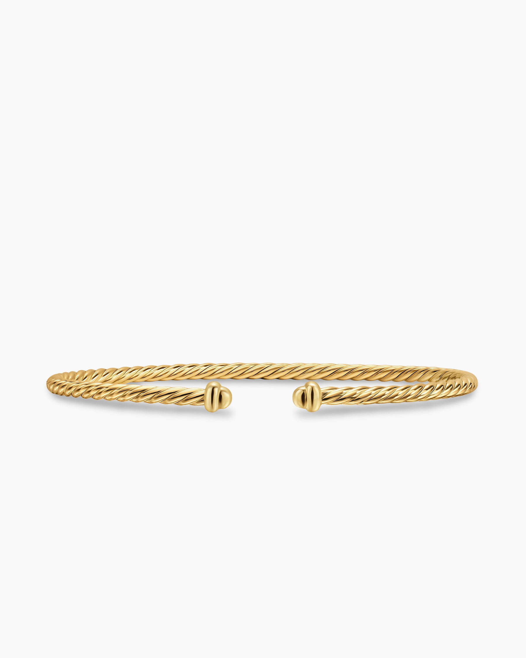 Micro Cablespira Flex Bracelet in 18K Yellow Gold, 2.6mm