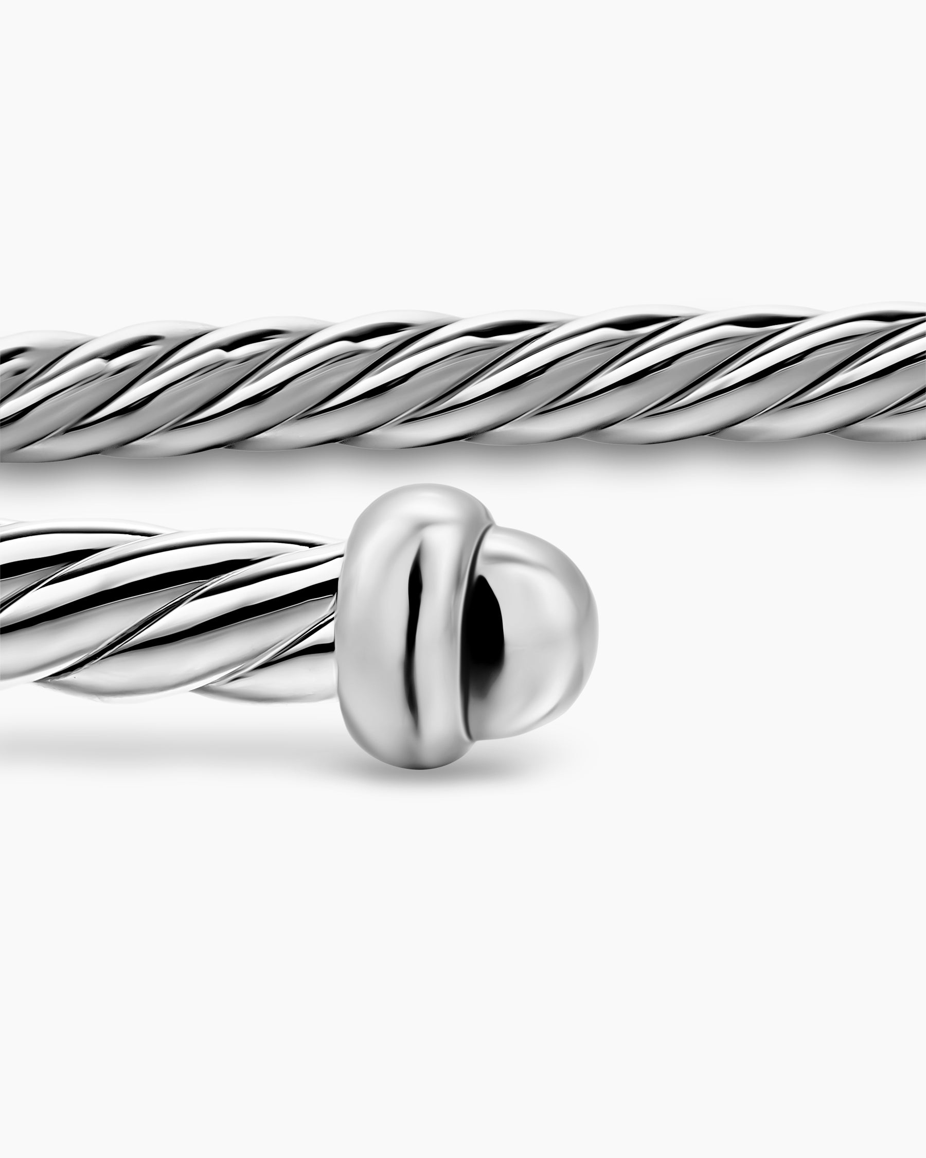 Micro Cable Flex Bracelet in Sterling Silver, 2.6mm - Image 6