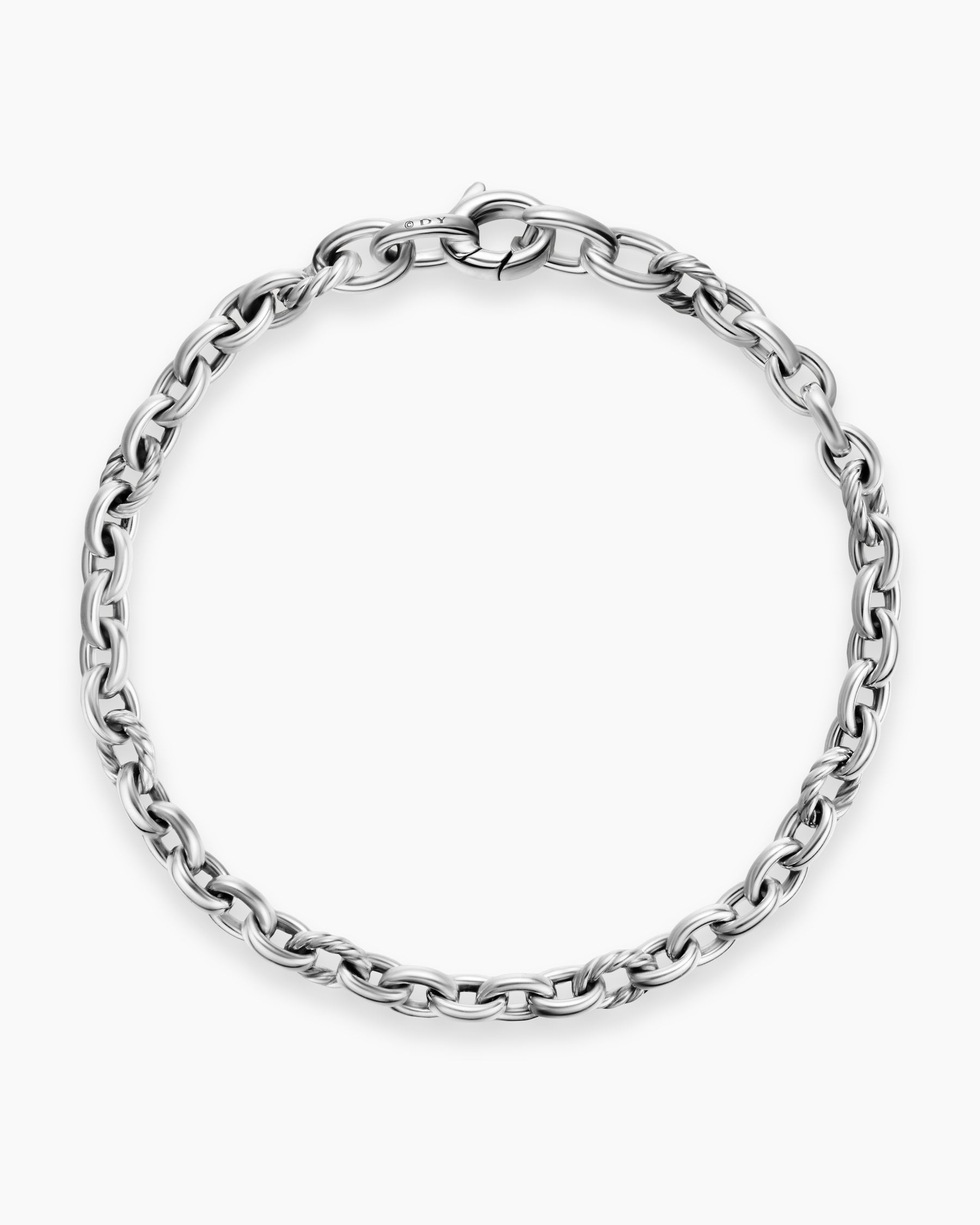 DY Mercer Petite Chain Bracelet in Sterling Silver, 4.5mm - Image 3