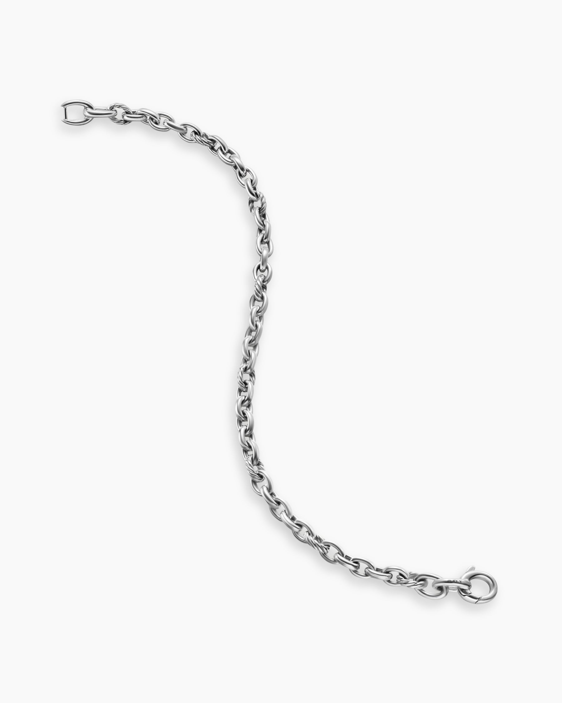 DY Mercer Petite Chain Bracelet in Sterling Silver, 4.5mm - Image 4