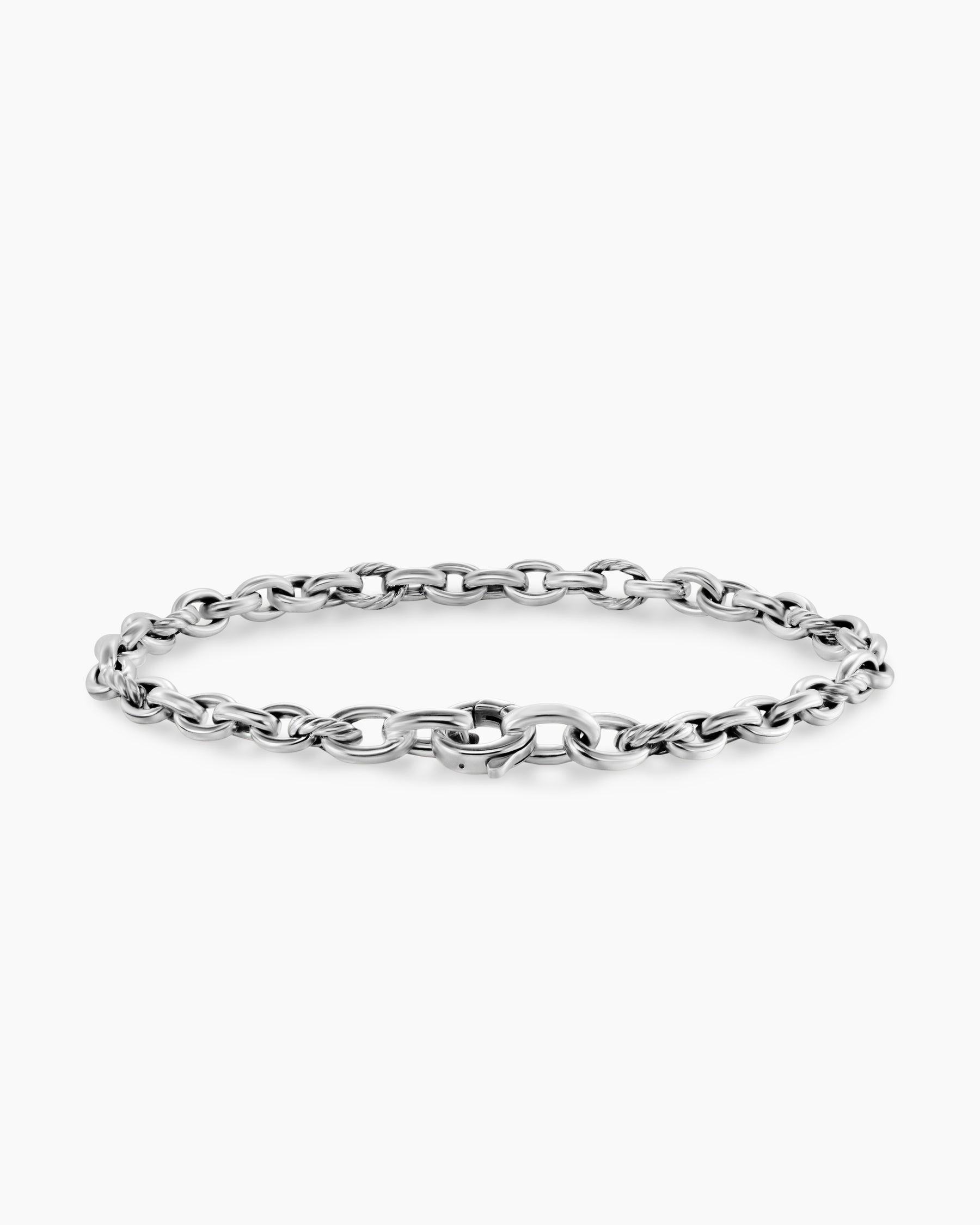 DY Mercer Petite Chain Bracelet in Sterling Silver, 4.5mm - Image 5