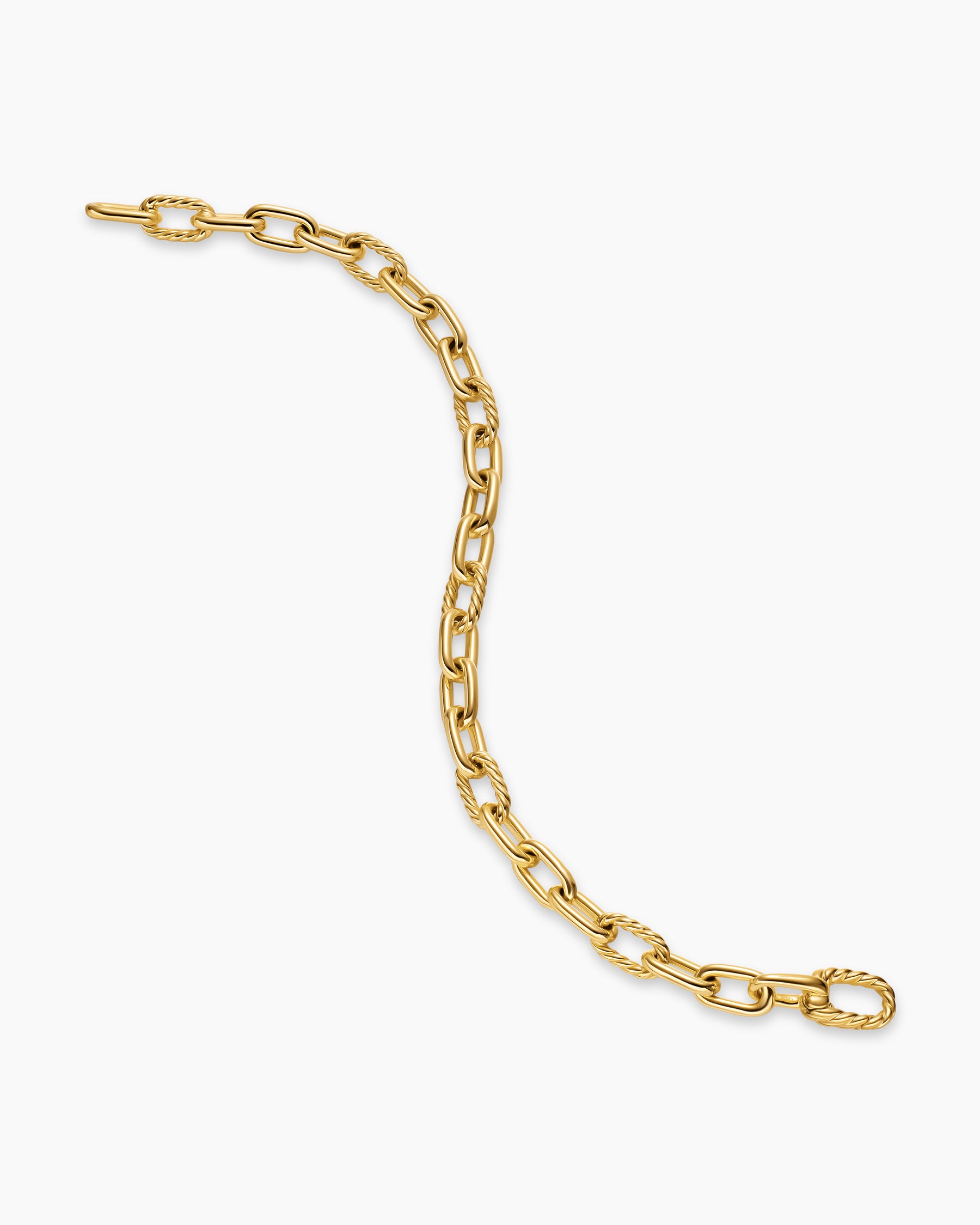DY Madison Chain Bracelet in 18K Yellow Gold, 6mm - Image 4
