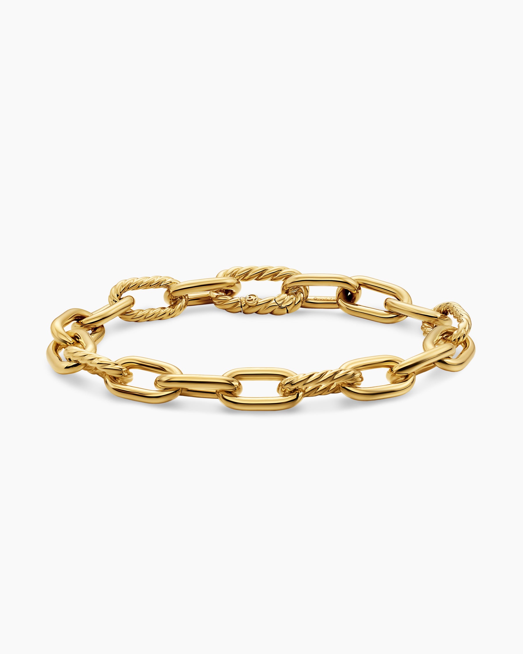 DY Madison Chain Bracelet in 18K Yellow Gold, 8.5mm