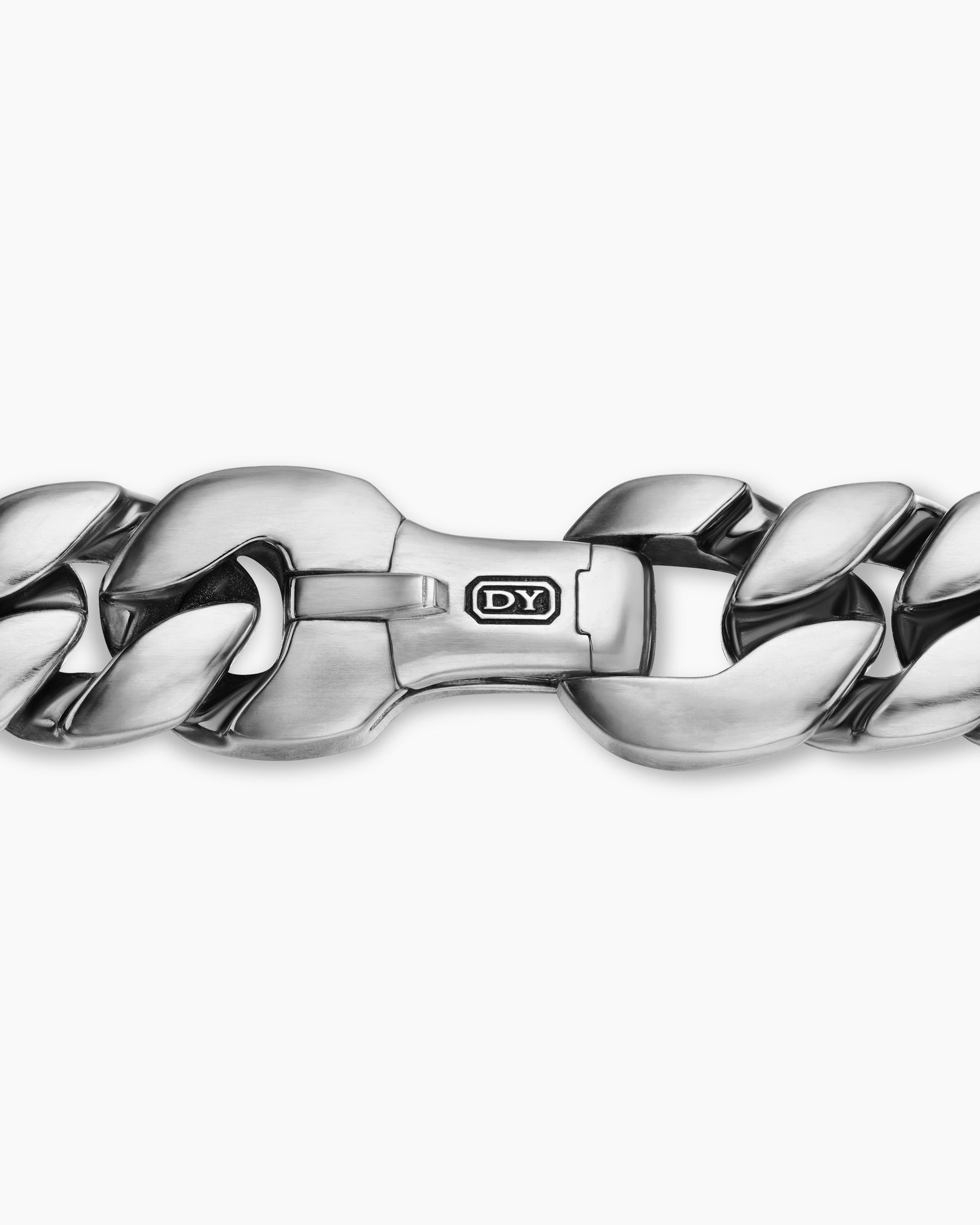 Curb Chain Bracelet in Sterling Silver, 11.5mm - Image 7