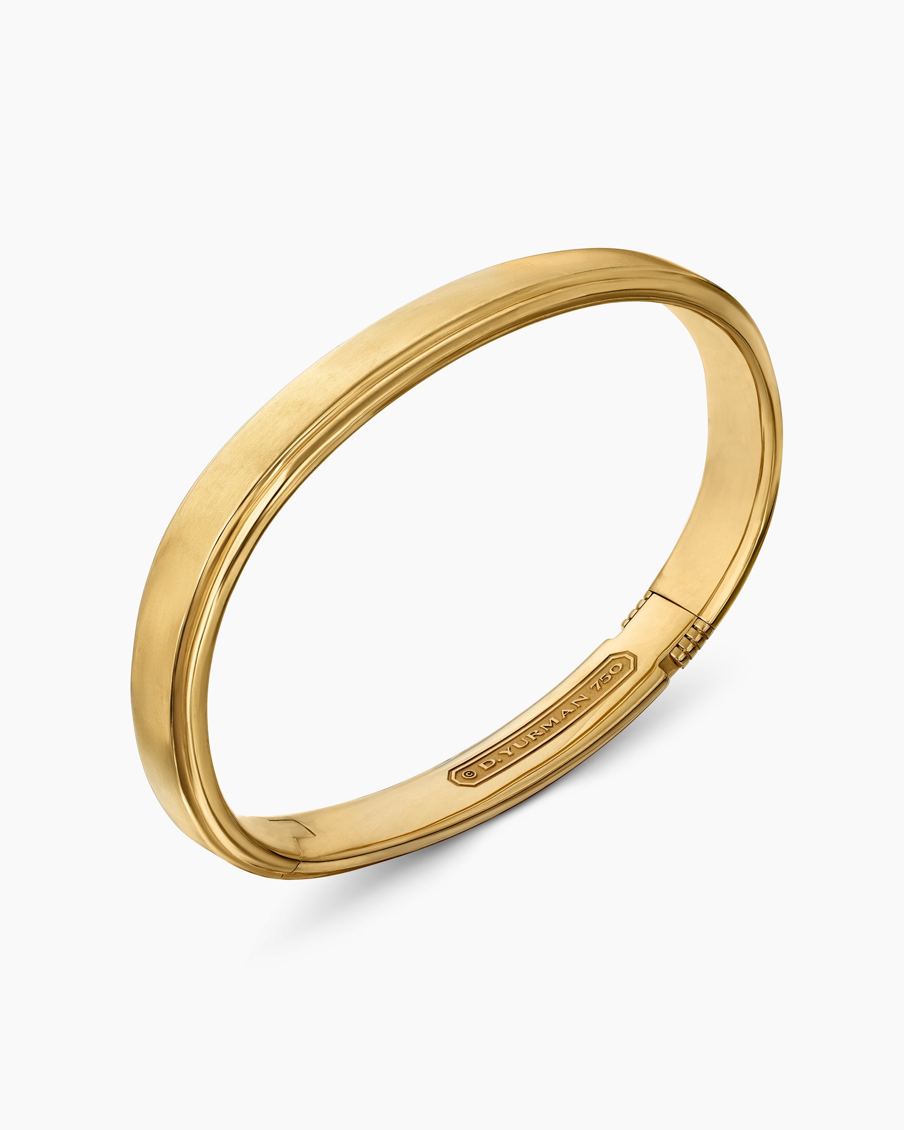 Streamline Bangle Bracelet in 18K Yellow Gold, 9mm - Image 3