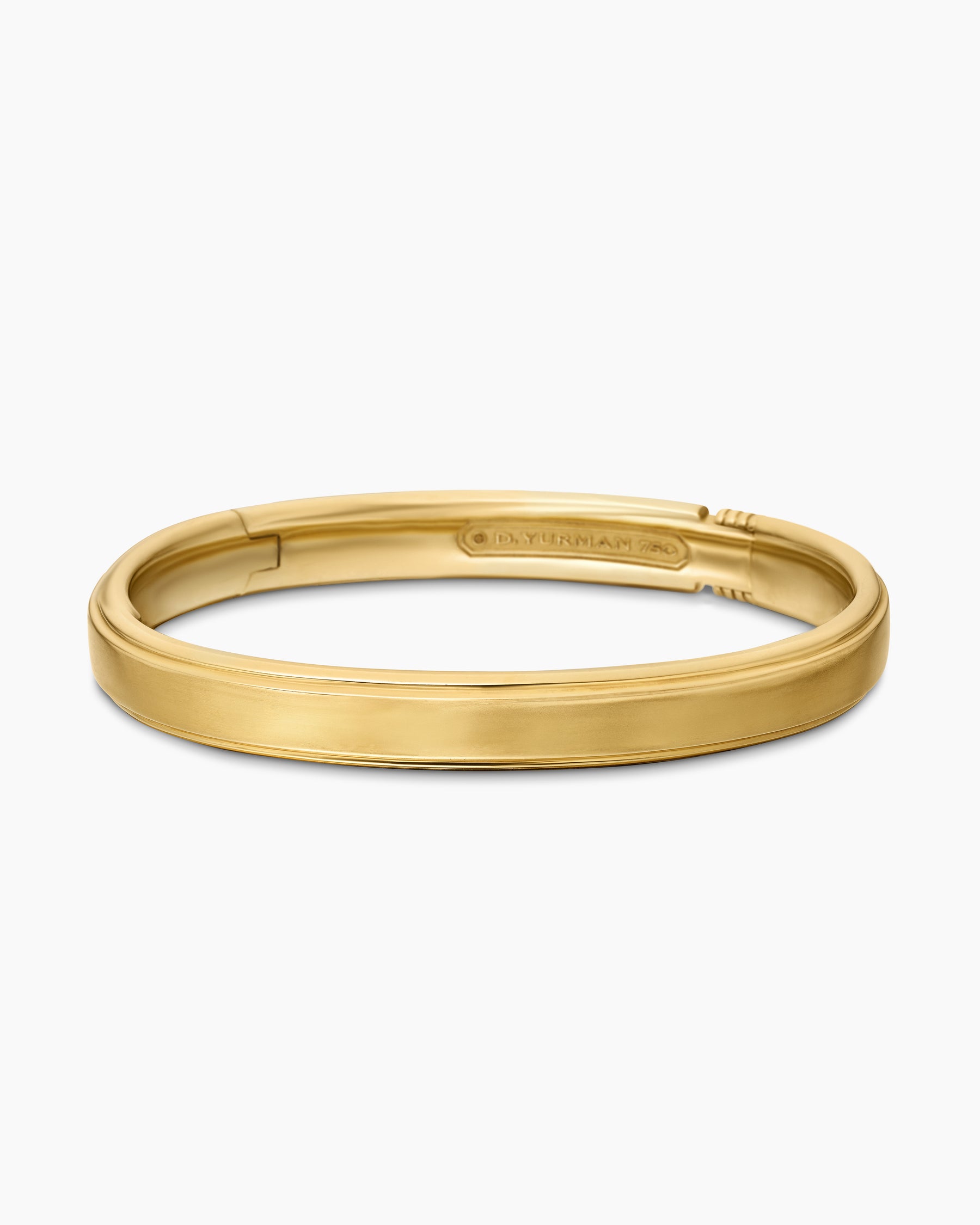 Streamline Bangle Bracelet in 18K Yellow Gold, 9mm - Image 4