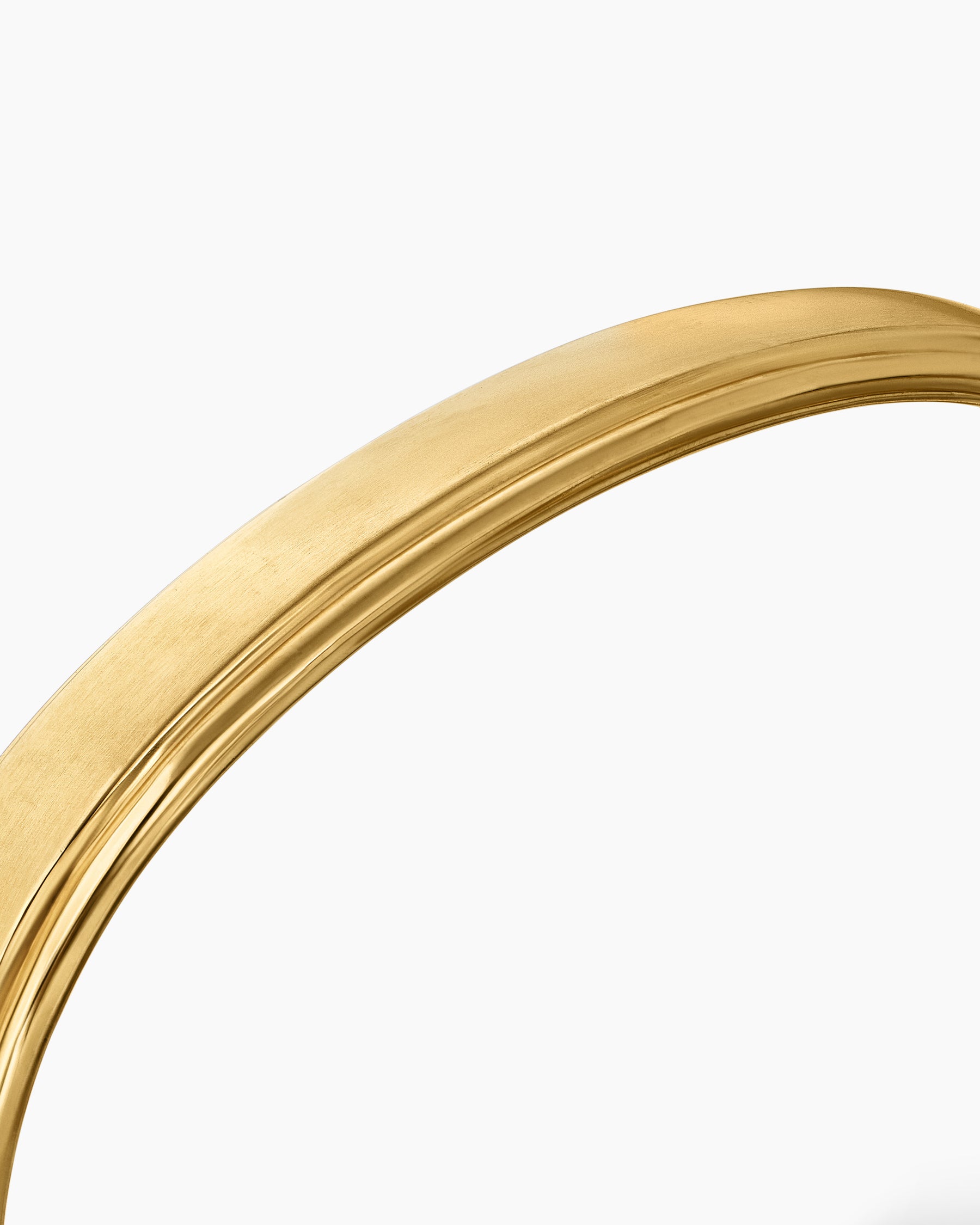 Streamline Bangle Bracelet in 18K Yellow Gold, 9mm - Image 5