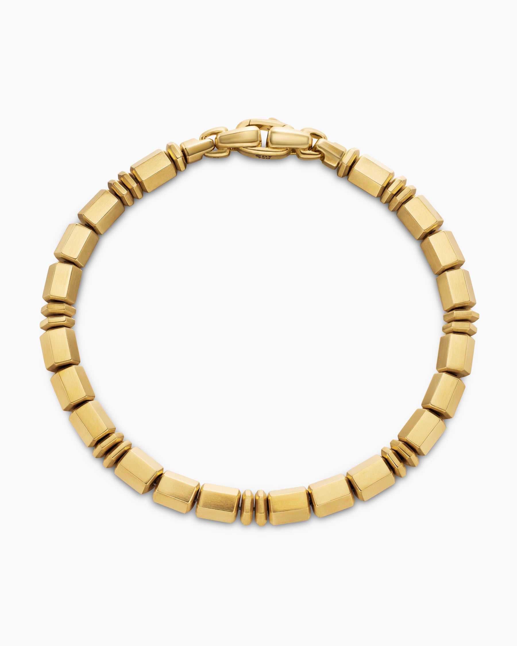 Spiritual Beads Bracelet in 18K Yellow Gold, 6mm - Image 3