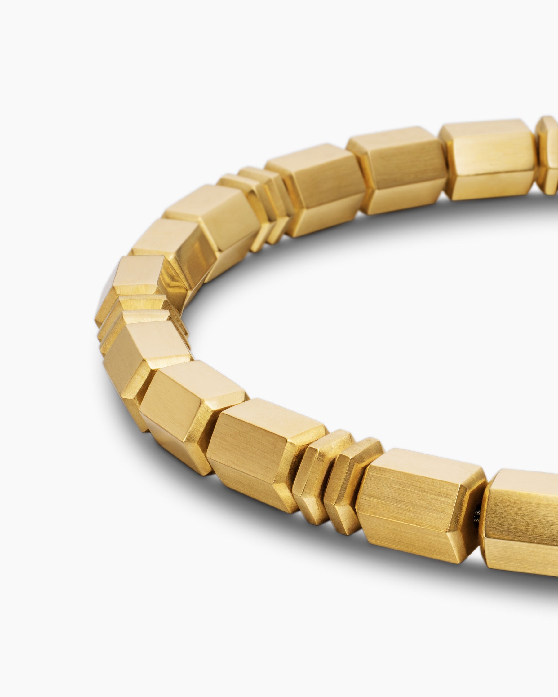 Spiritual Beads Bracelet in 18K Yellow Gold, 6mm - Image 7