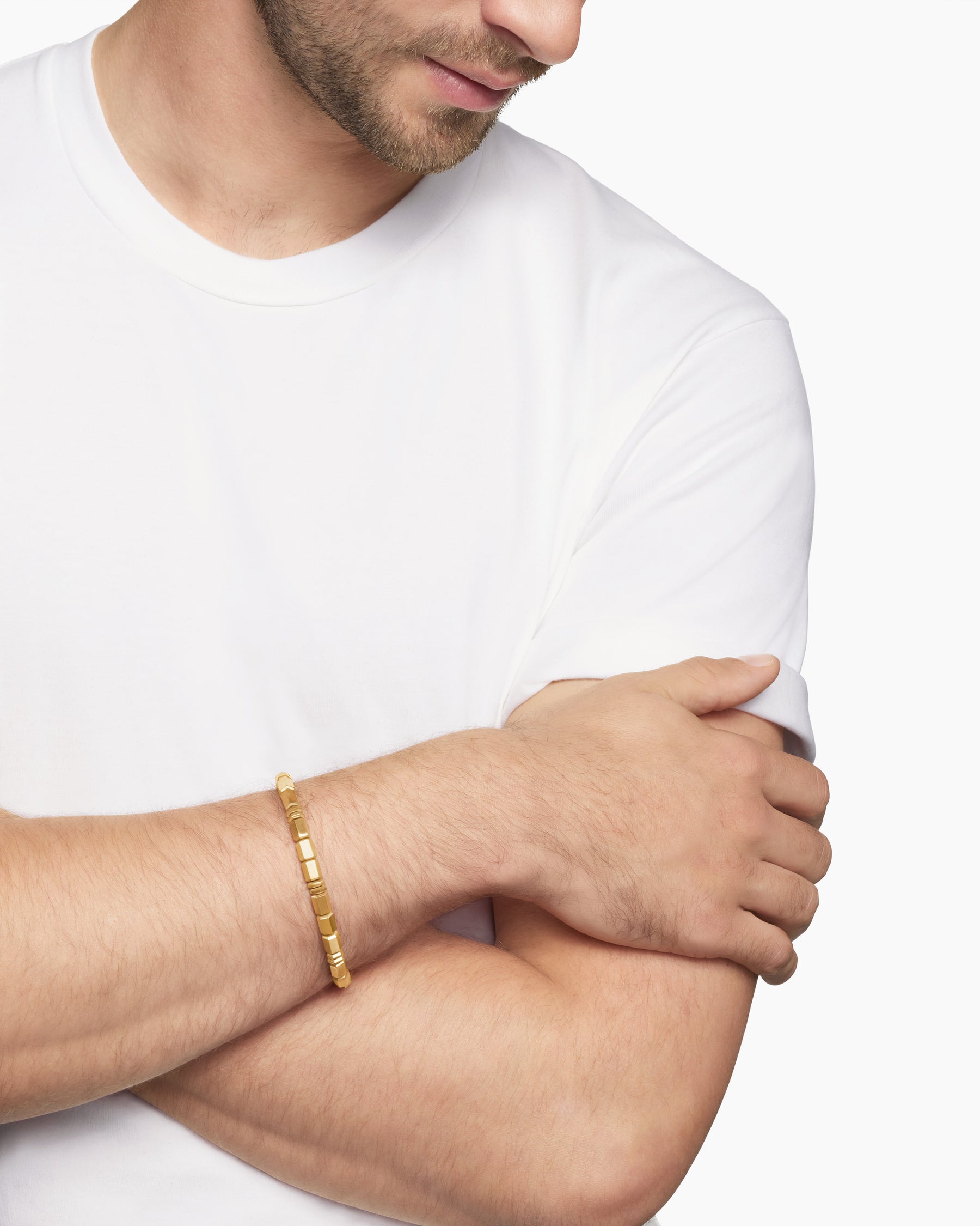 Alternative view of Spiritual Beads Bracelet in 18K Yellow Gold, 6mm