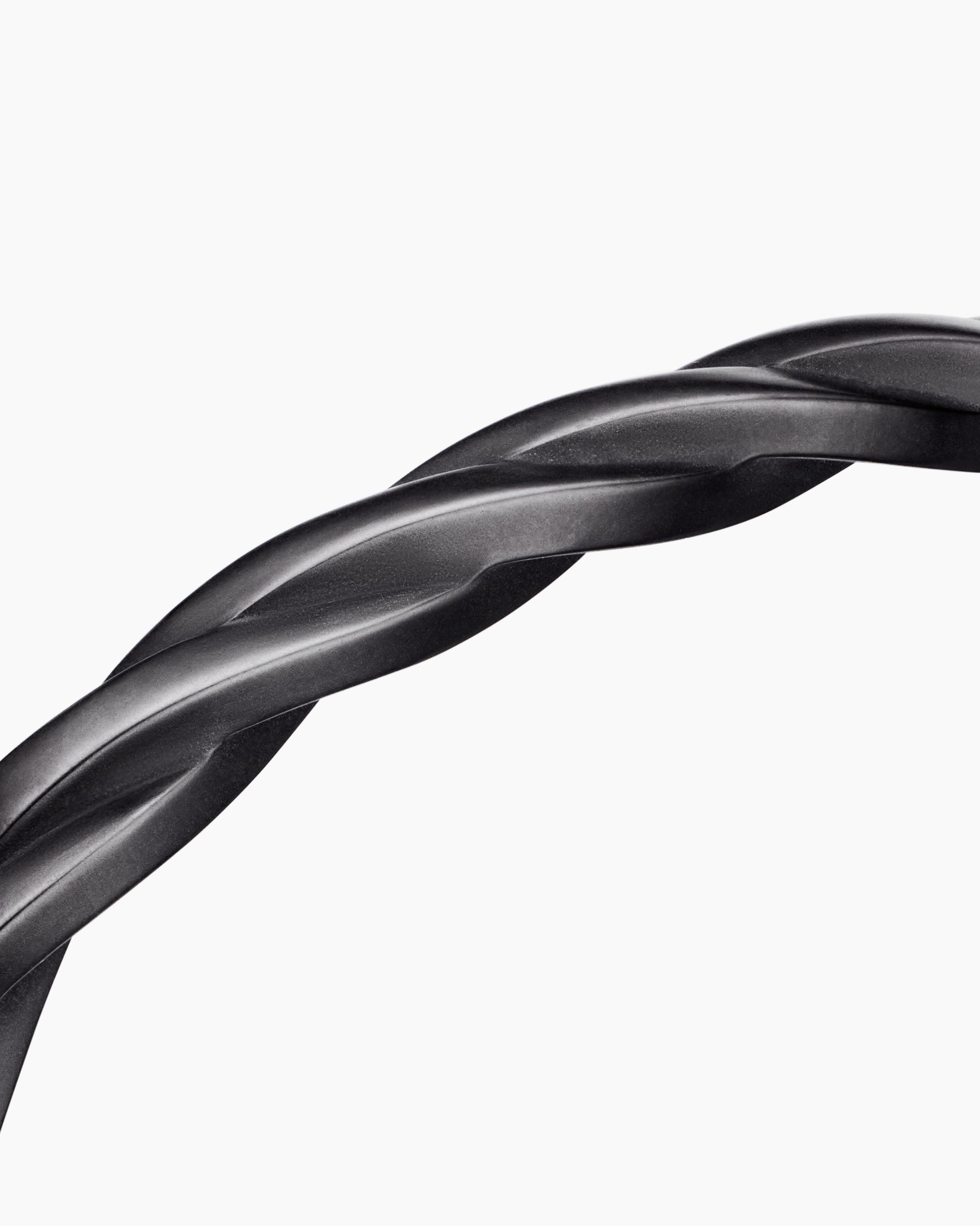 DY Helios Cuff Bracelet in Black Titanium, 6mm - Image 5