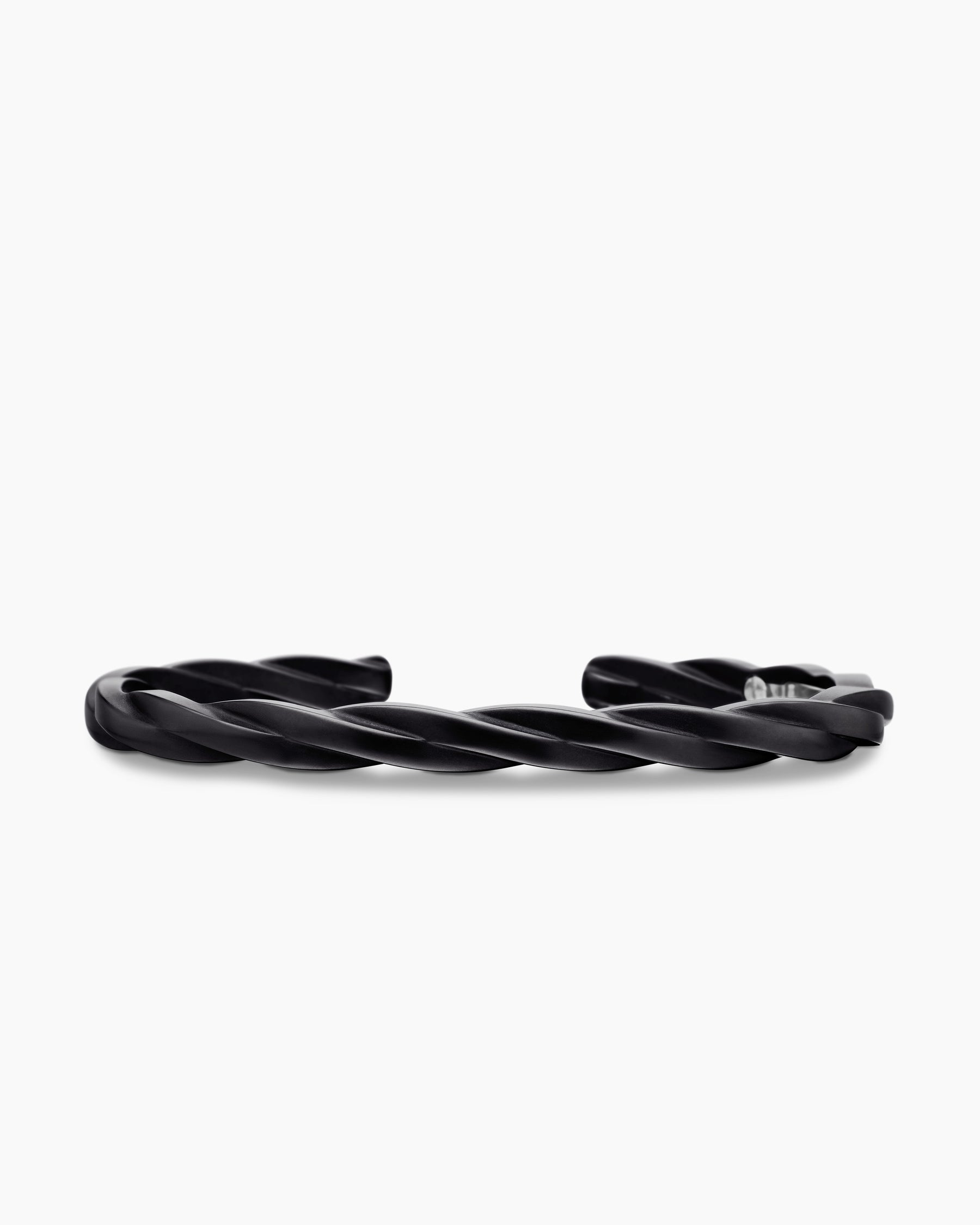 DY Helios Cuff Bracelet in Black Titanium, 6mm